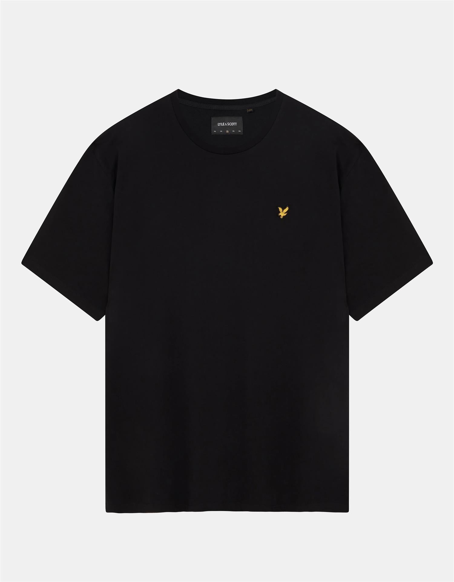 Plain T-Shirt Jet Black