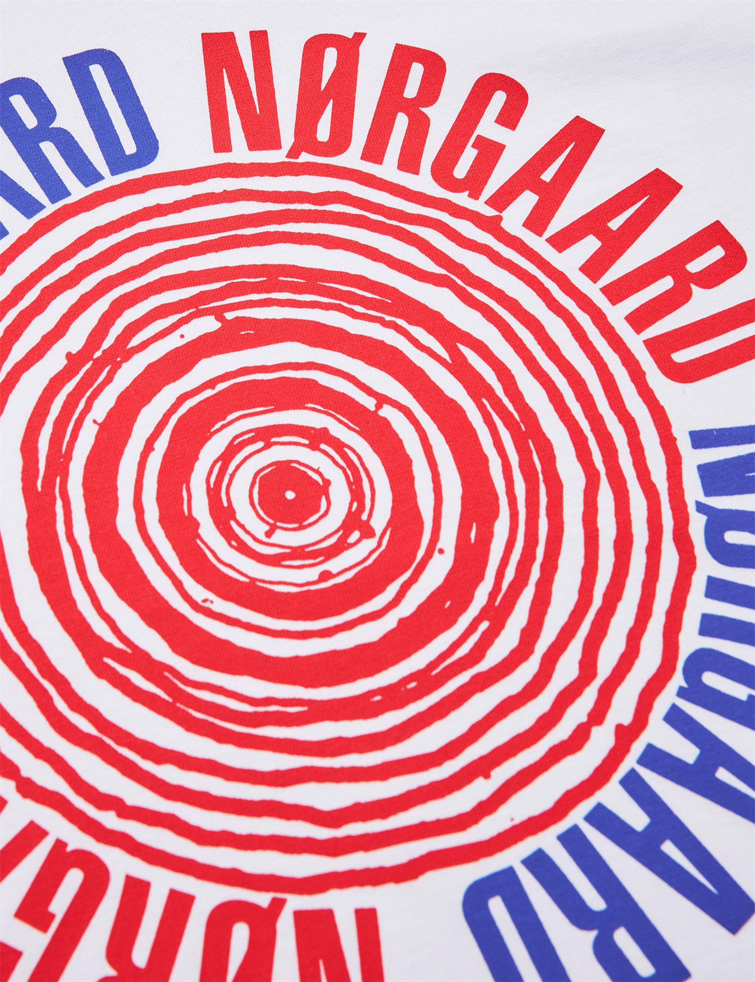 Cotton Jersey Spiral Frode tee FAV White