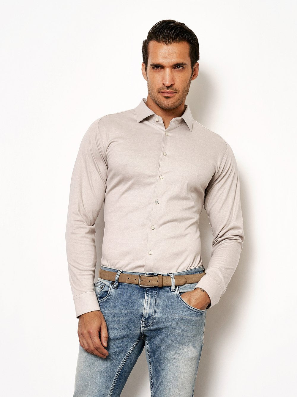 Kent 1/1 Shirts LS Light Sand