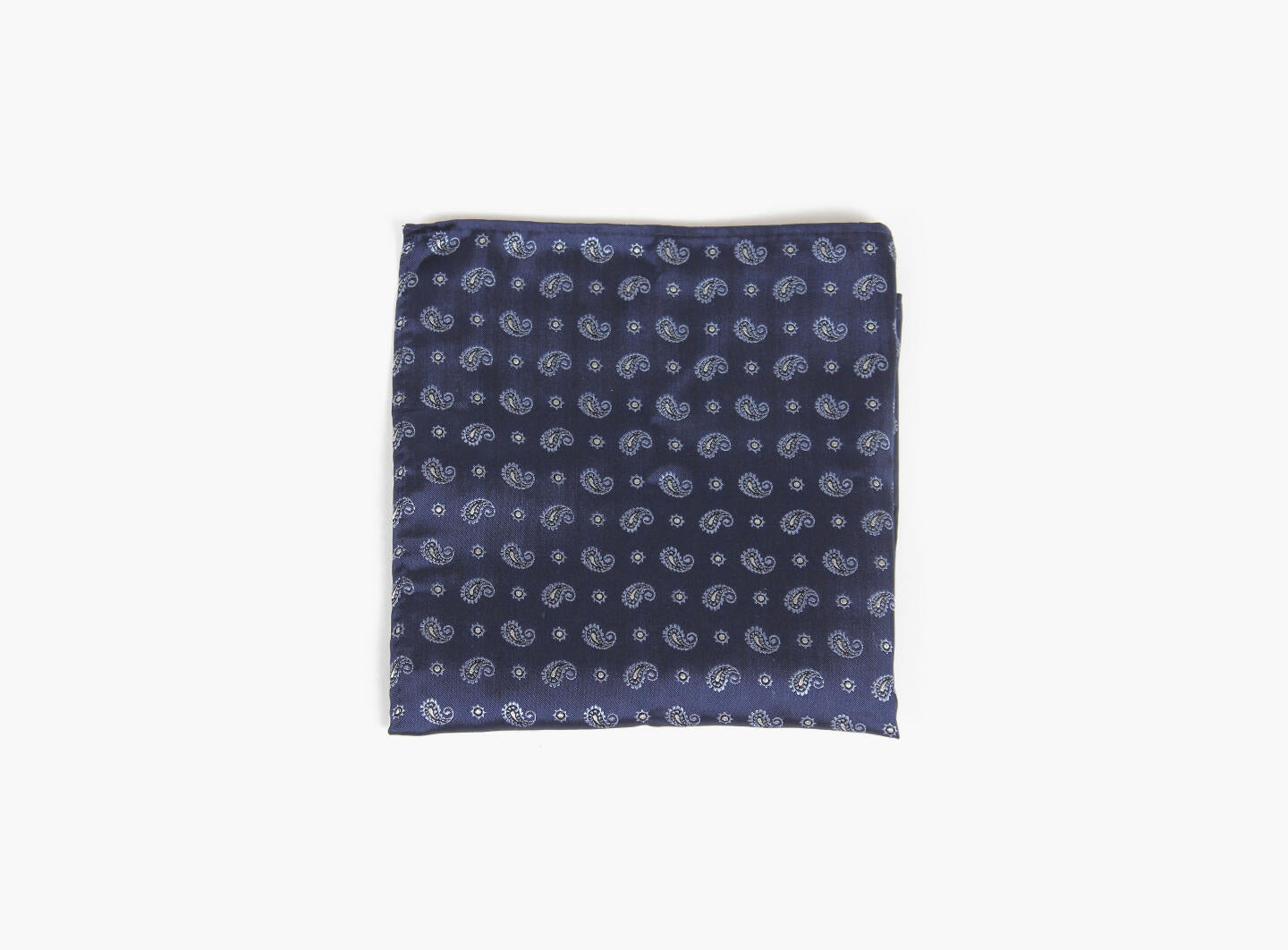 Silk handky 100% Blå