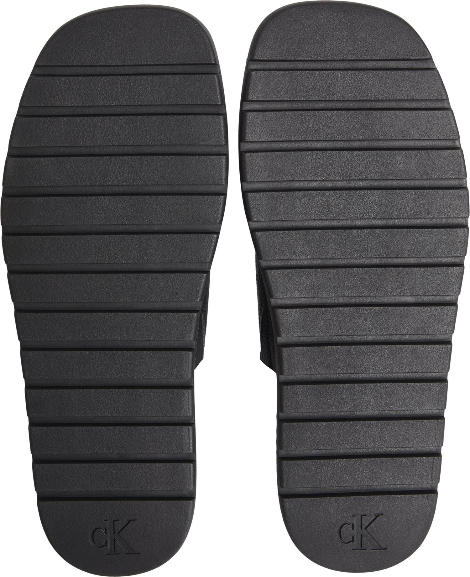 Sq Molded Sandal Db Lth Black