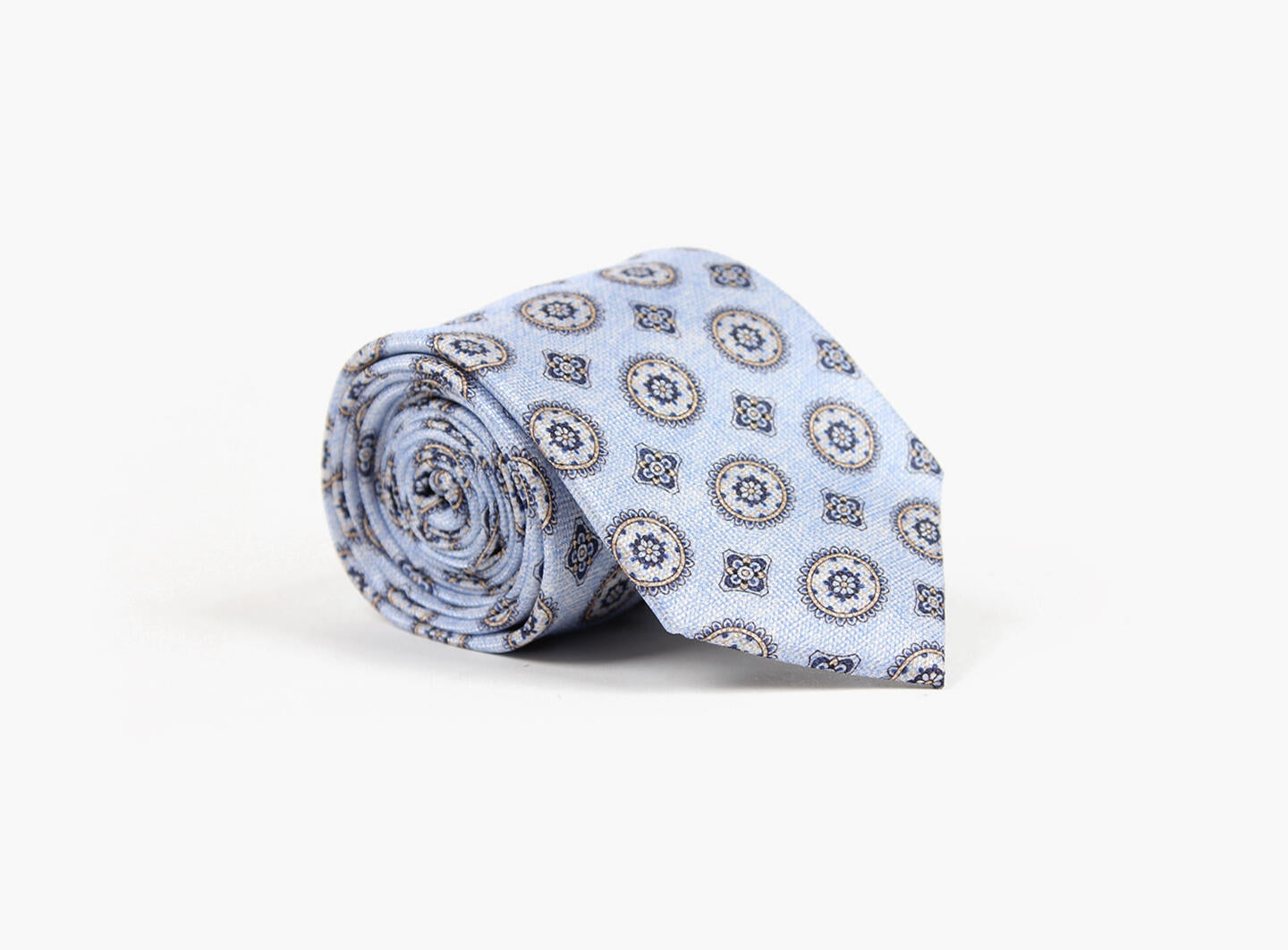 Montecristo 100% silke slips 7,6 cm Light Blue