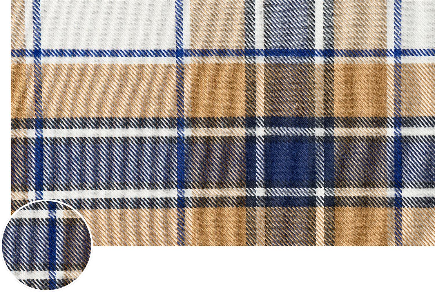 FLANNEL TARTAN CHECK RF SHIRT Safari Canvas / Check