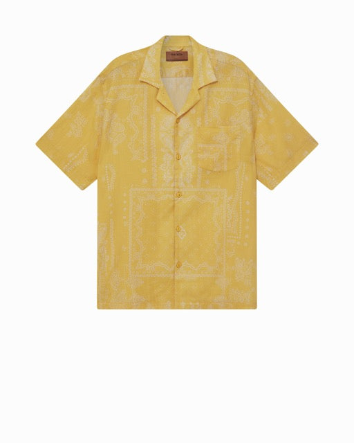 Haze Bandana Shirt Warm Yellow