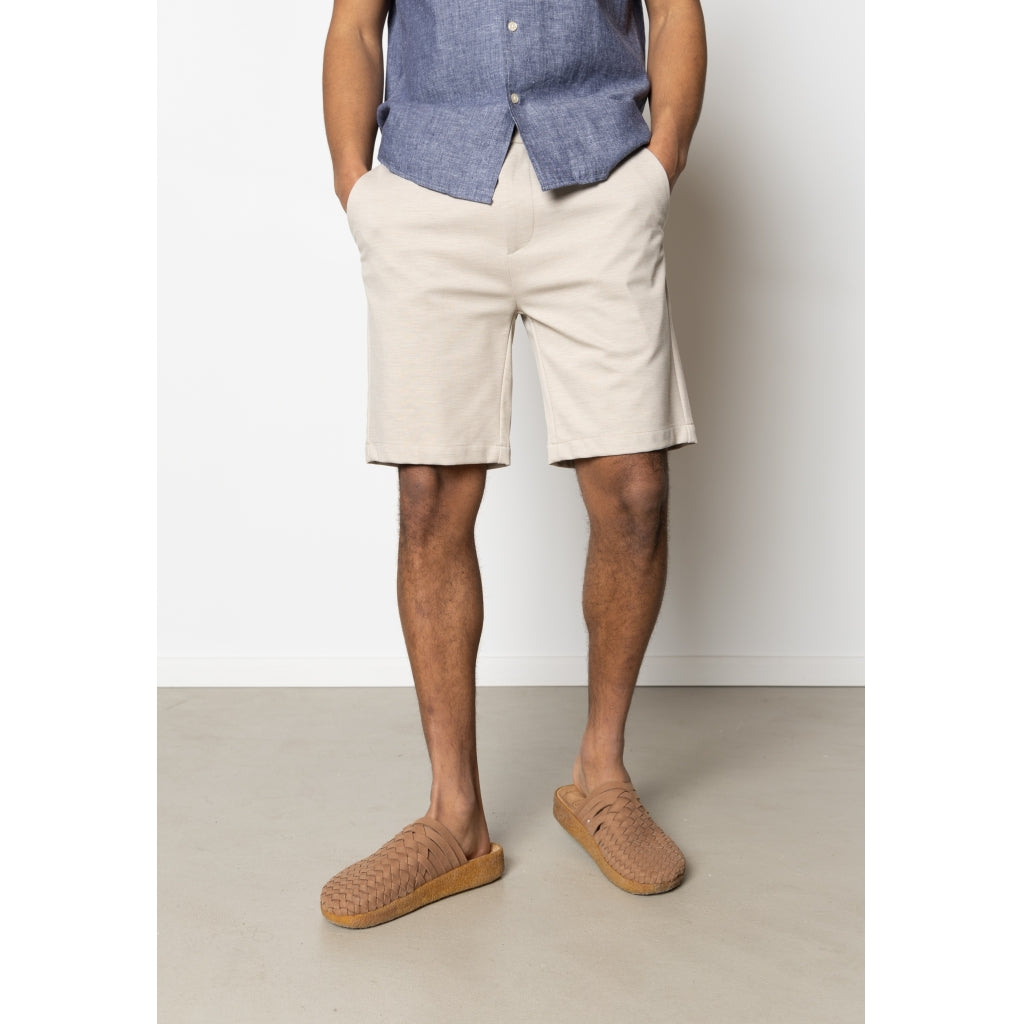 Milano Brendon Jersey Shorts Ecru