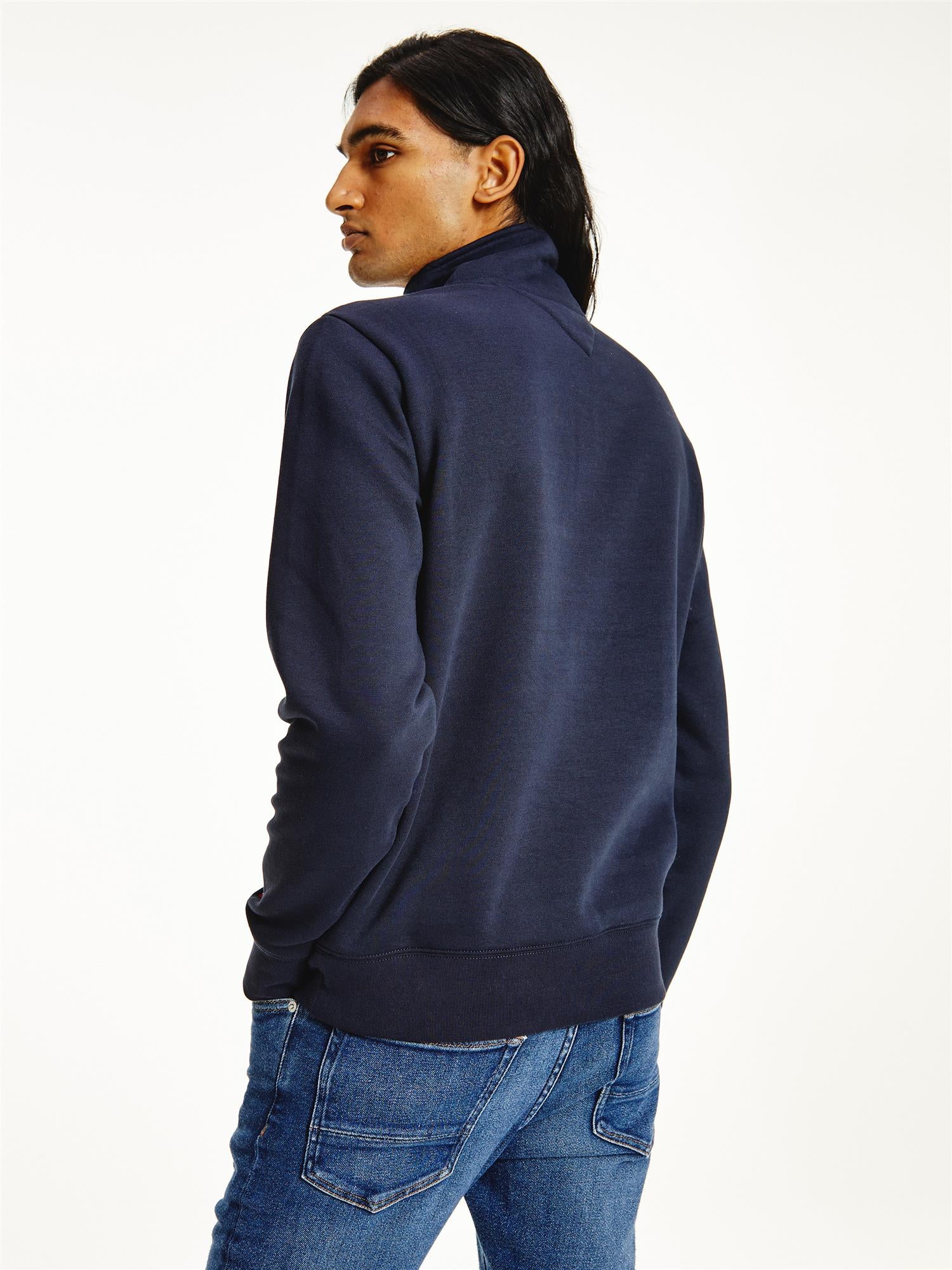Tommy Logo Mockneck Desert Sky