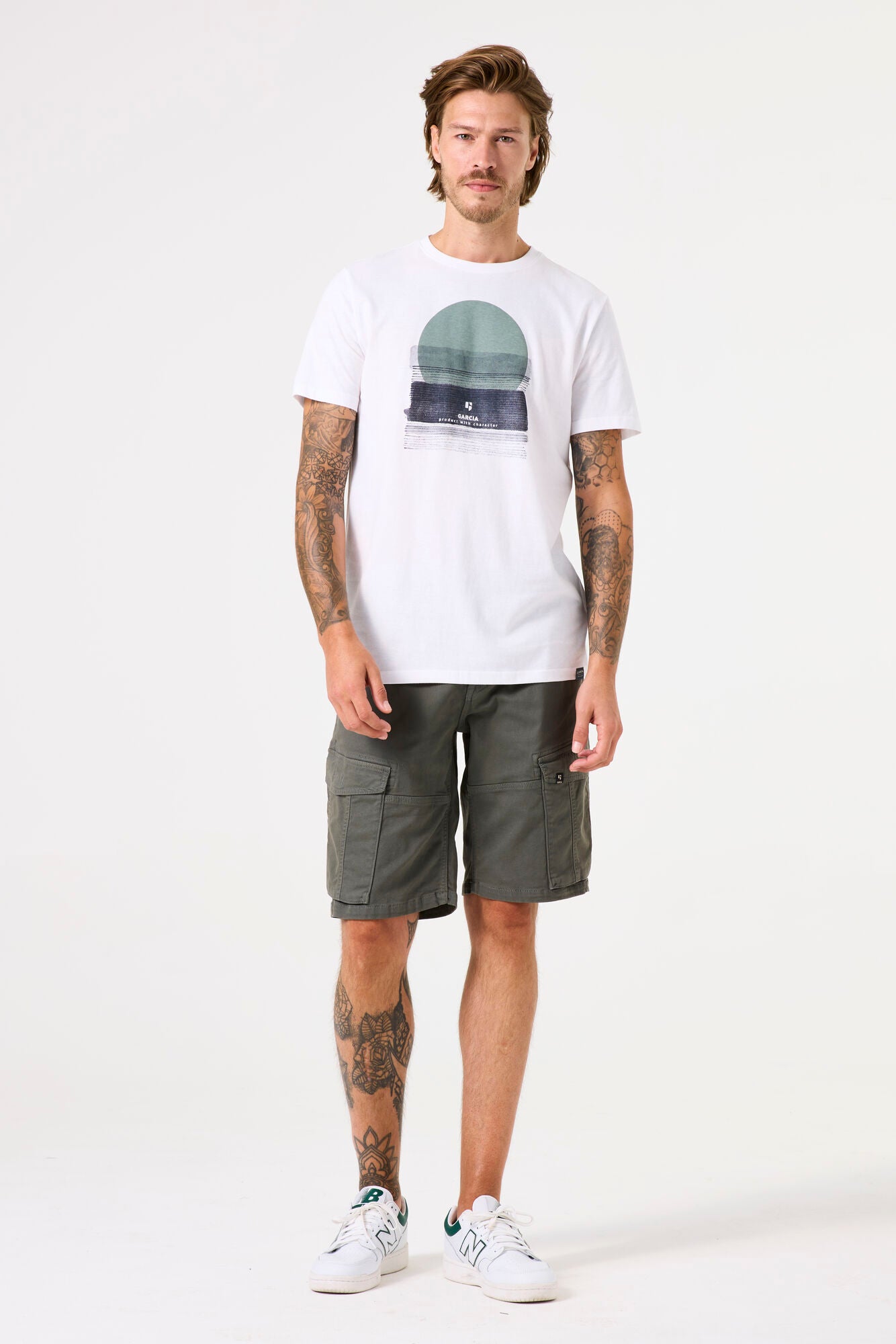 D51001_men`s T-shirt ss White