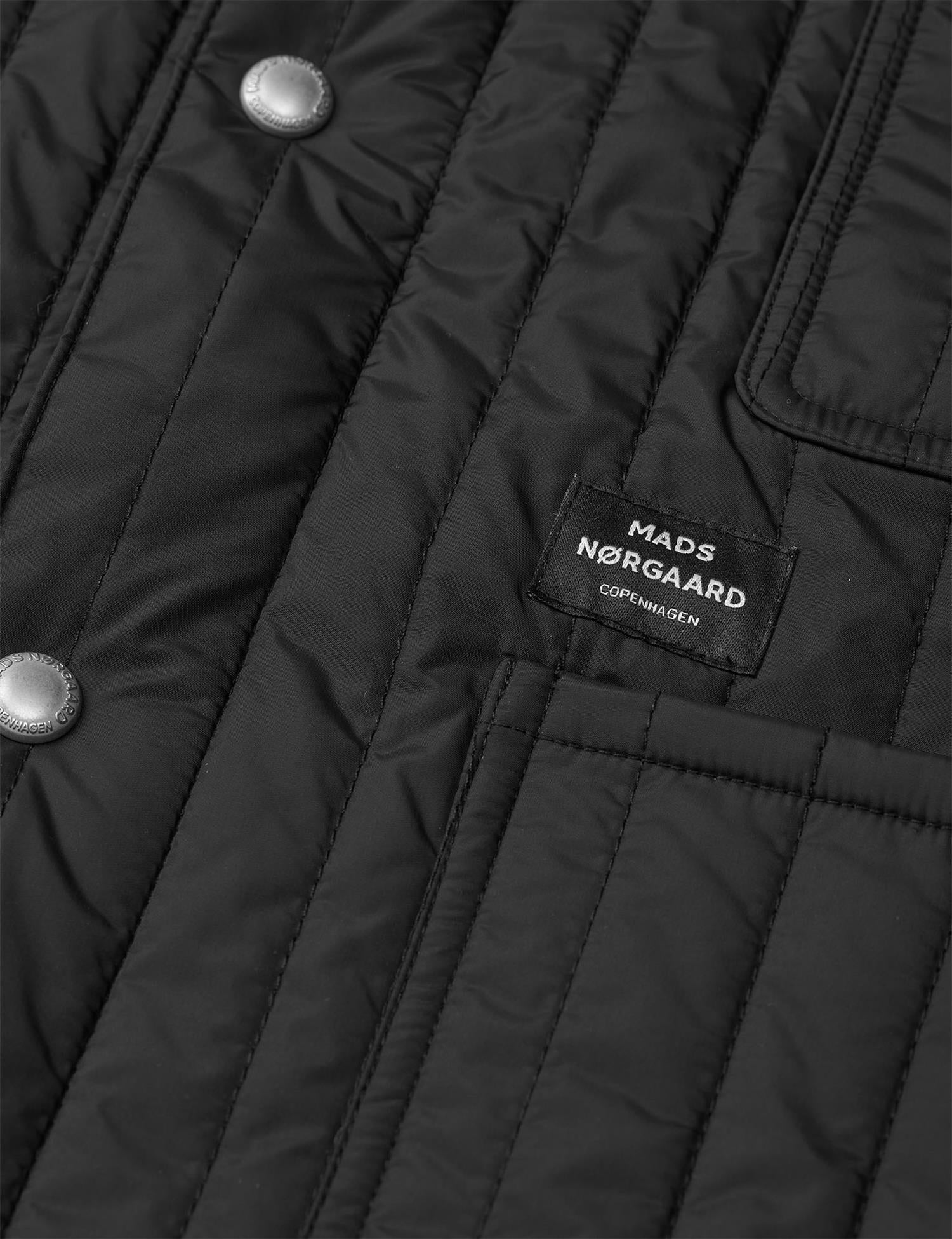 Quilt Chore Jacket Black