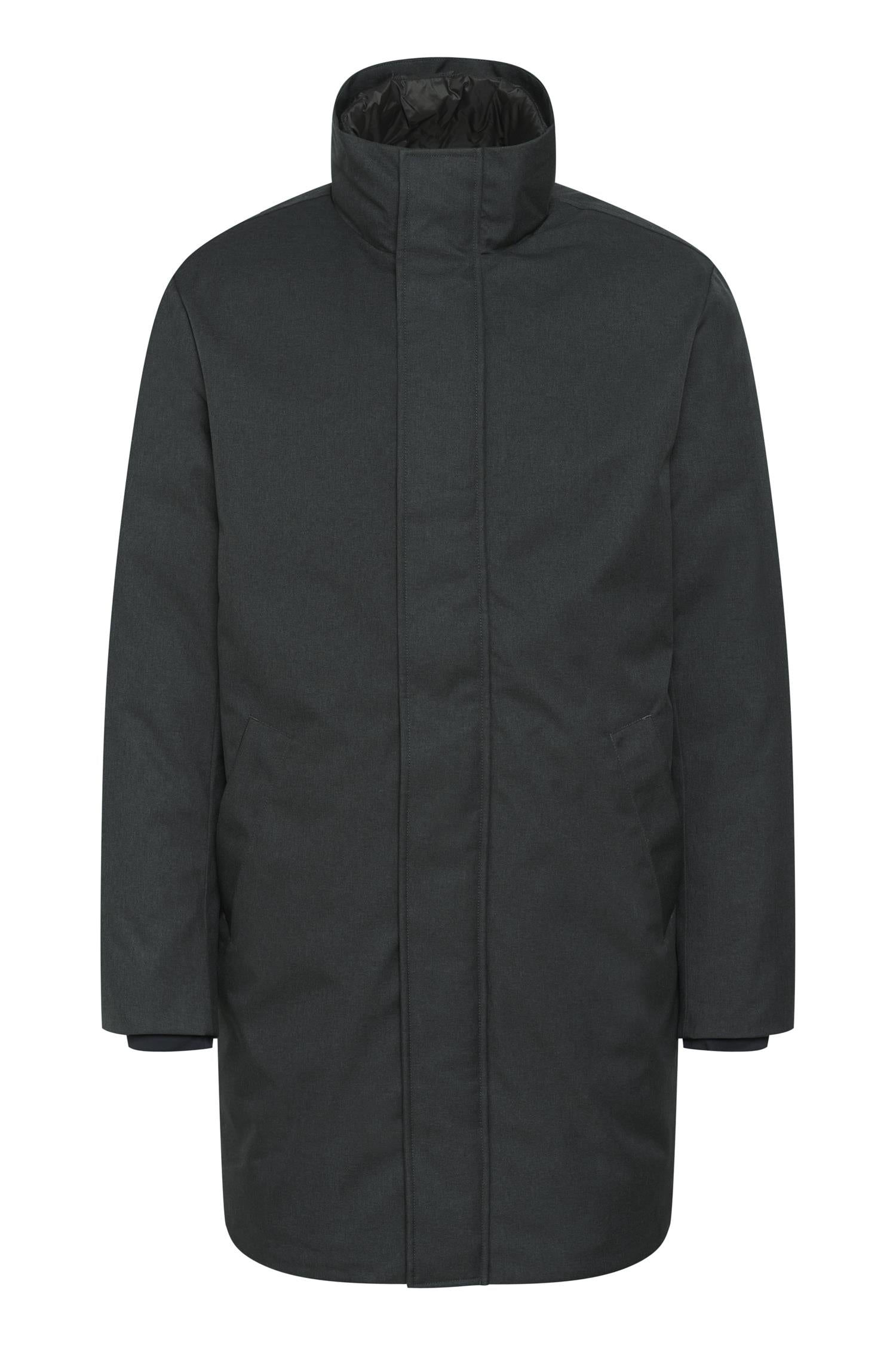 Maharvey L Dark Grey Melange