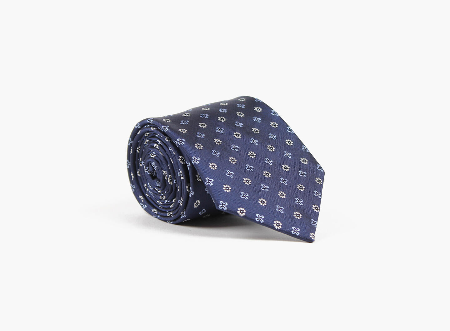 Montecrist Woven tie 7,6 cm Blå