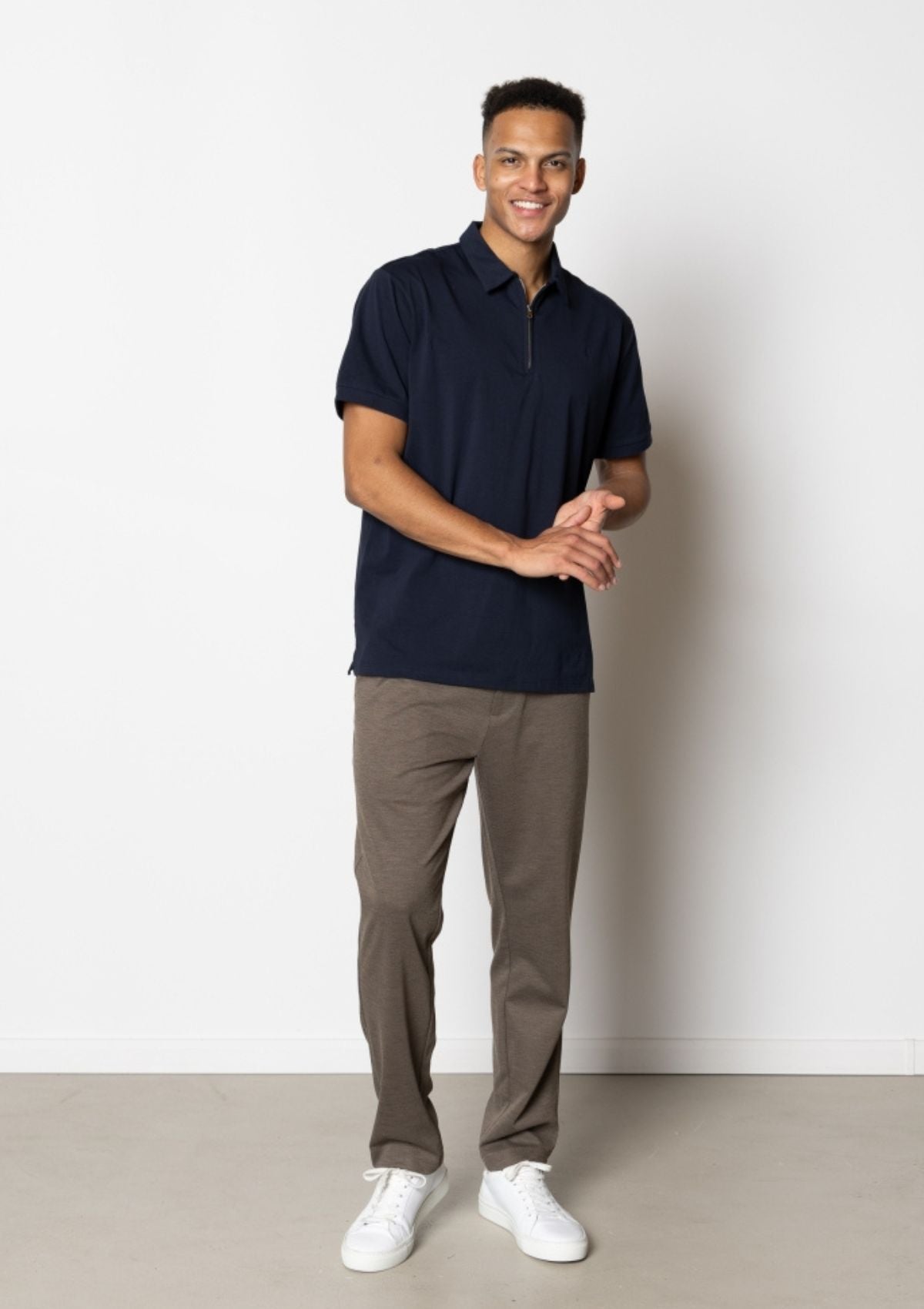 Copenhagen Brendon Jersey Pants Dark Khaki Mela