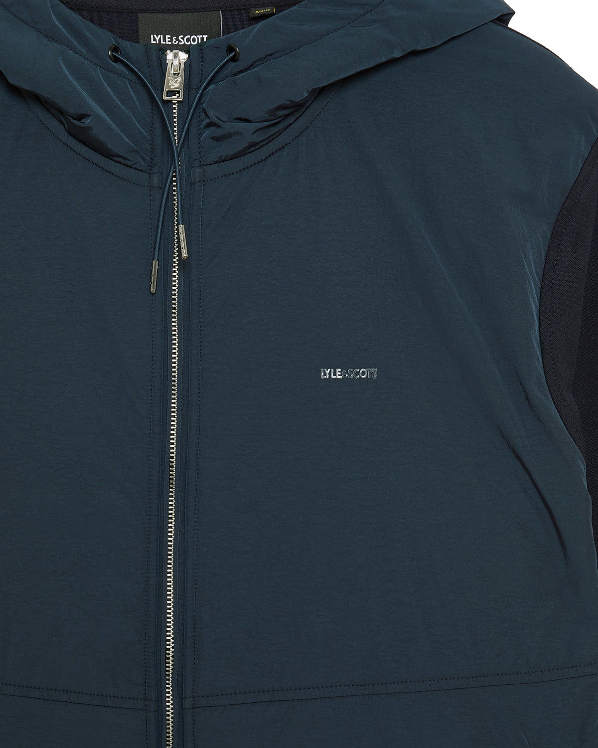 Half Raglan Hybrid Hoodie Dark Navy