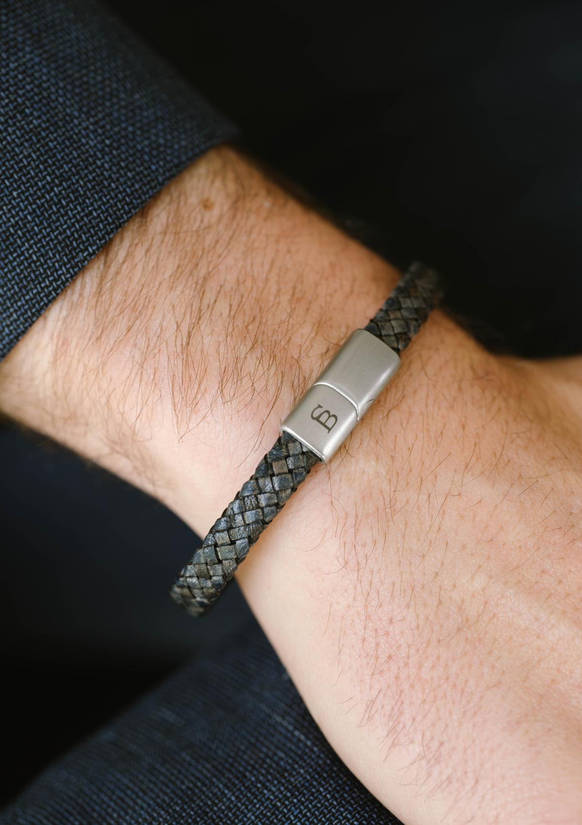 Leather Bracelet Riley Marine