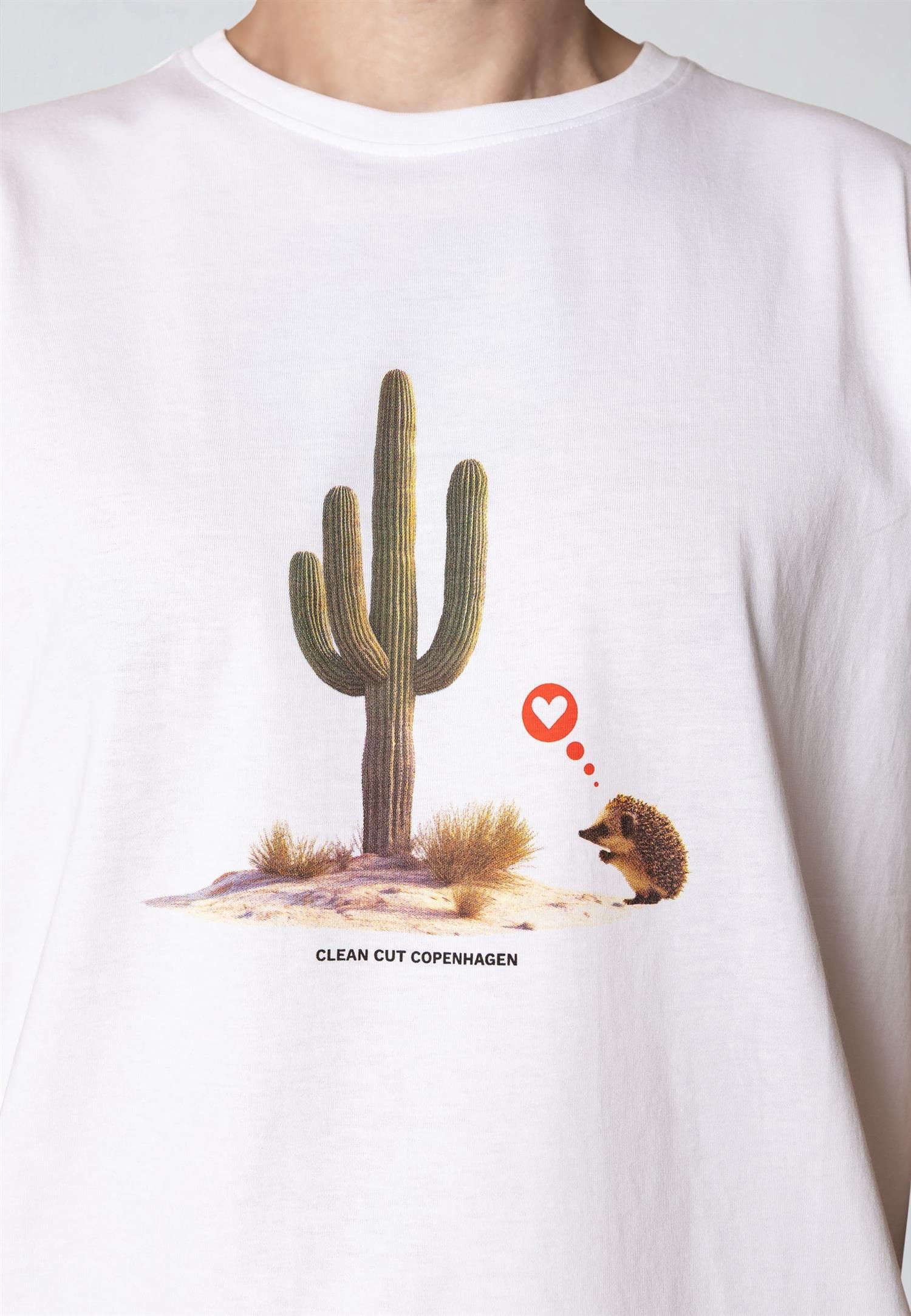 Cactus Love T-Shirt White