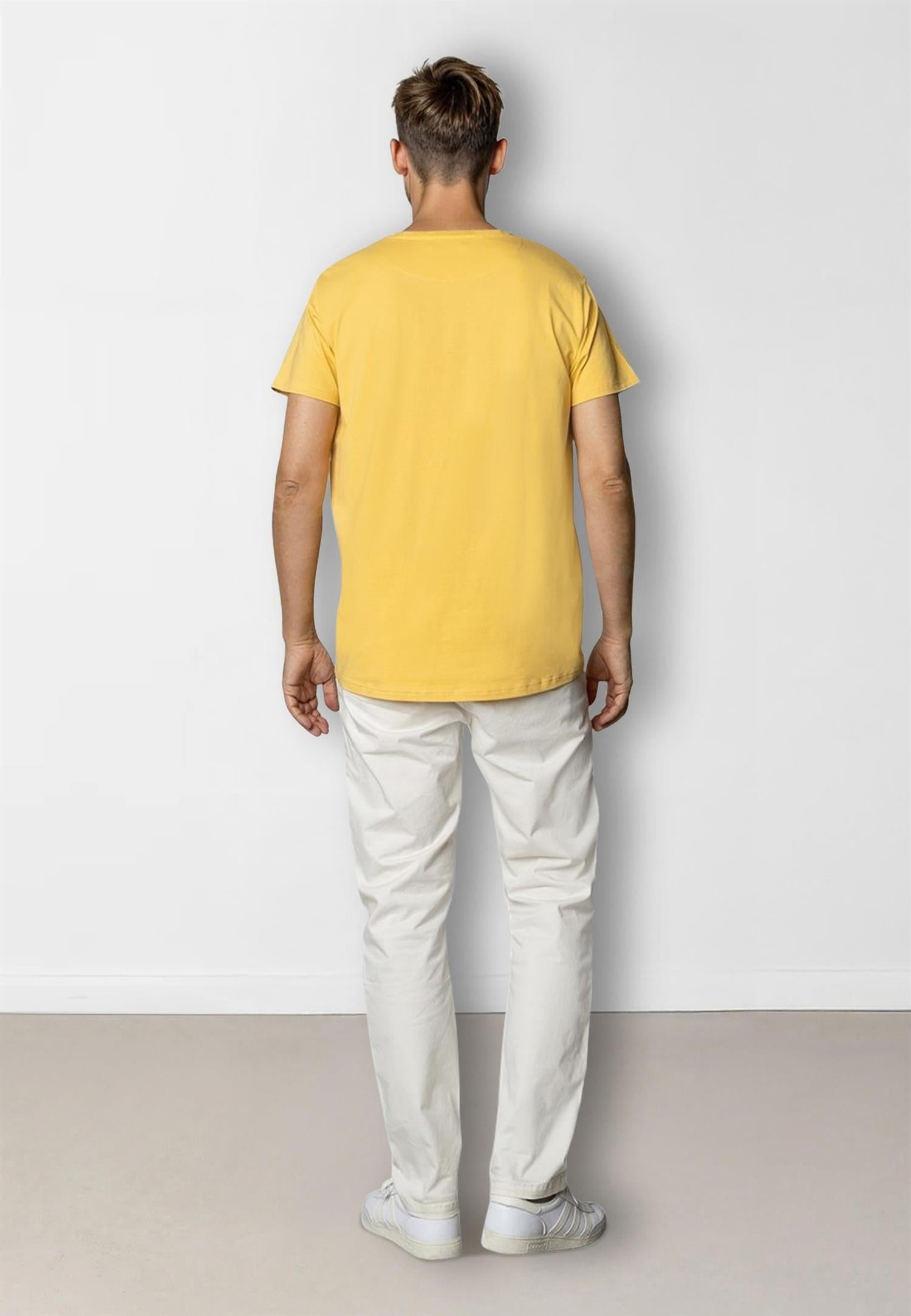Patrick Organic Tee Warm Yellow