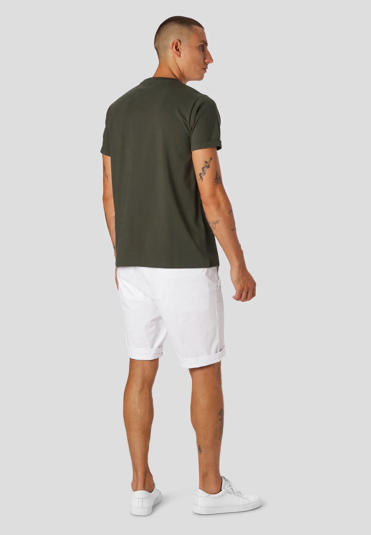 Patrick Organic Tee Dusty Green