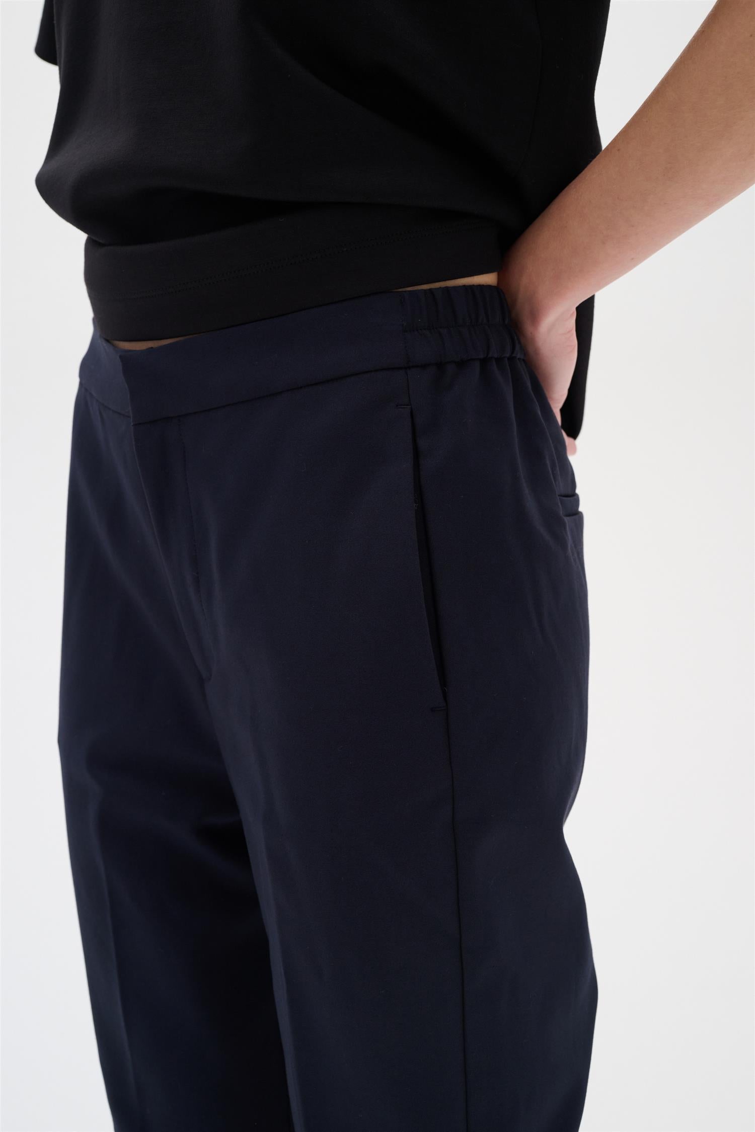 zellalw flat pant Blue
