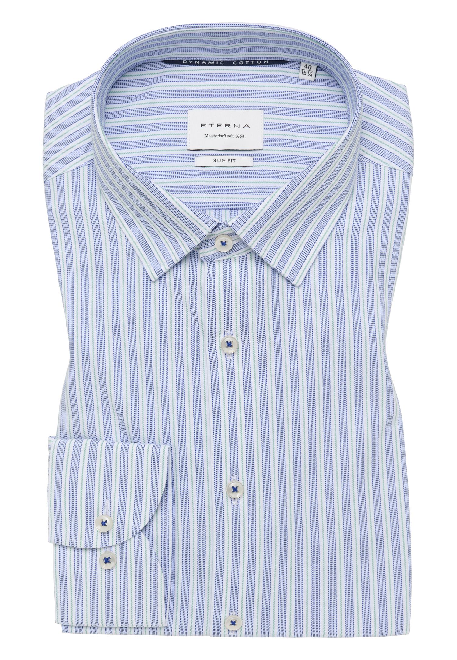 Basic slim fit F171 Blue Stripe