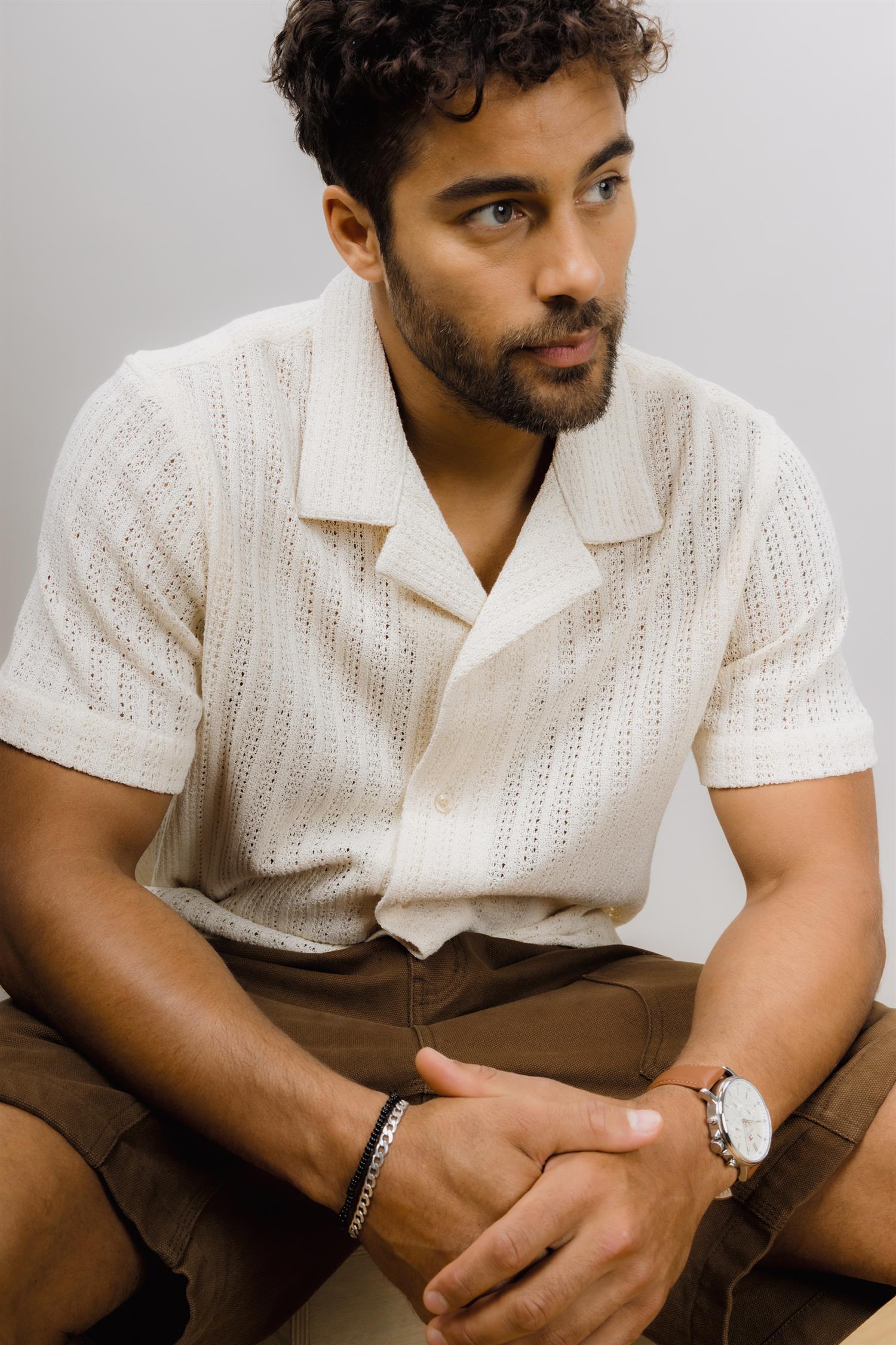 Amadeo Ss Shirt Cream