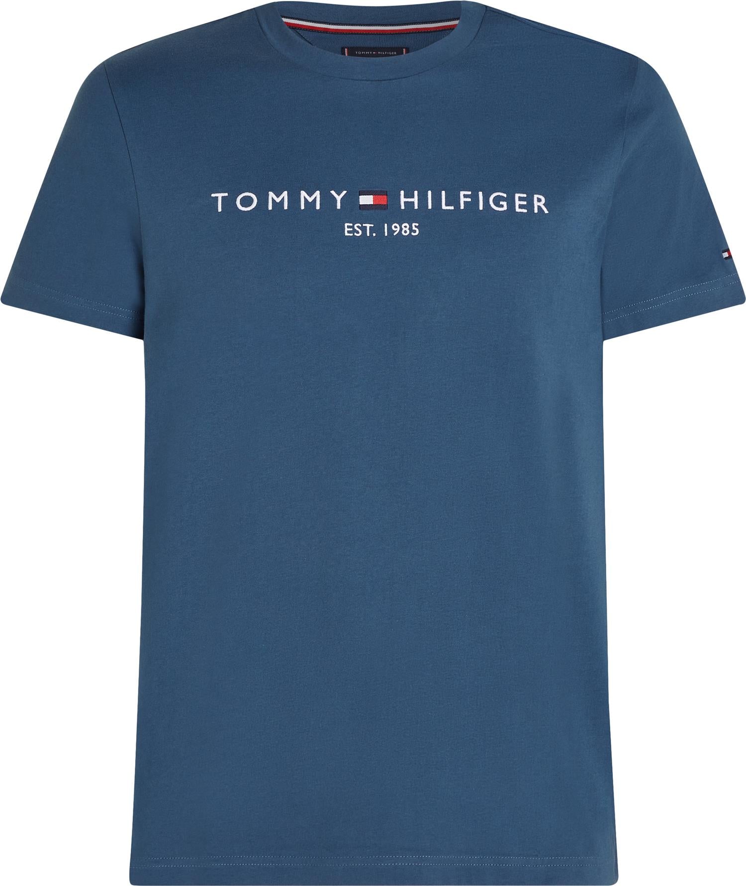 TOMMY LOGO TEE Aegean Sea
