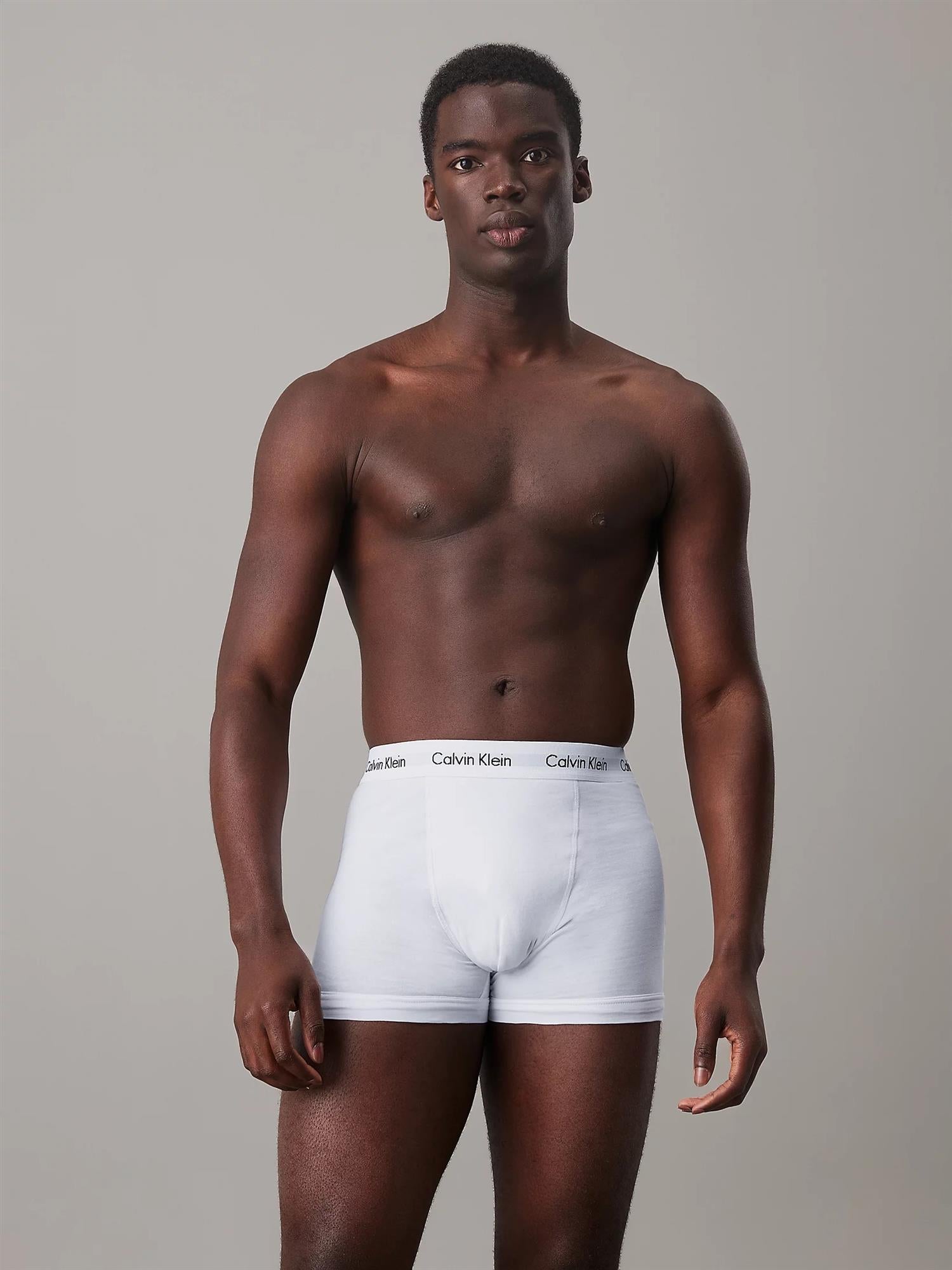 CK Boxer Trunks 3PK White