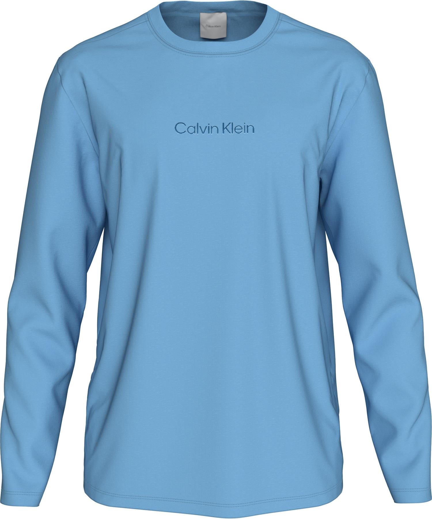 Ls Rlxd Standard Logo Crewnk Tee Track Blue