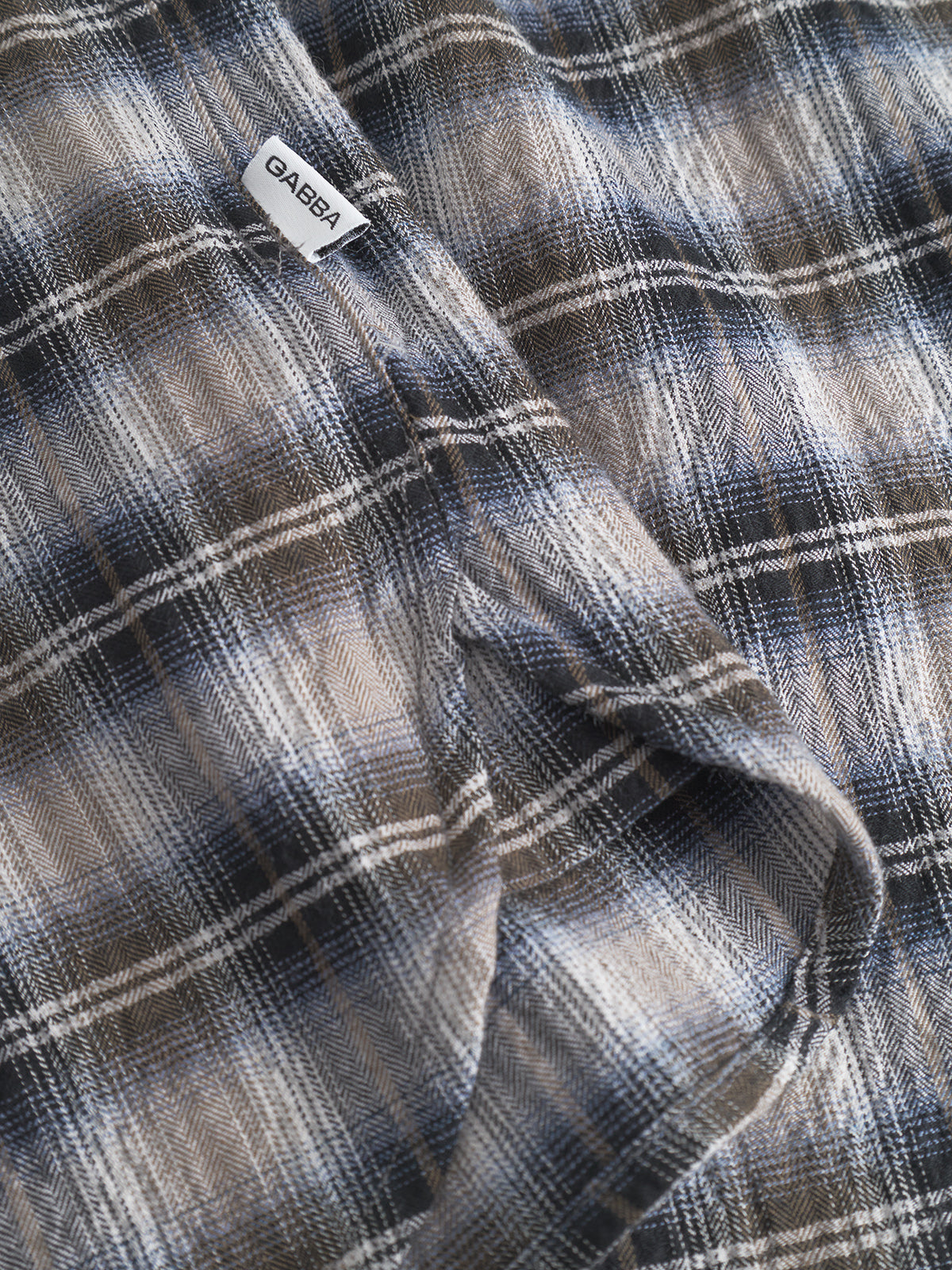 Sven Reg Crepe Ls Blue Check