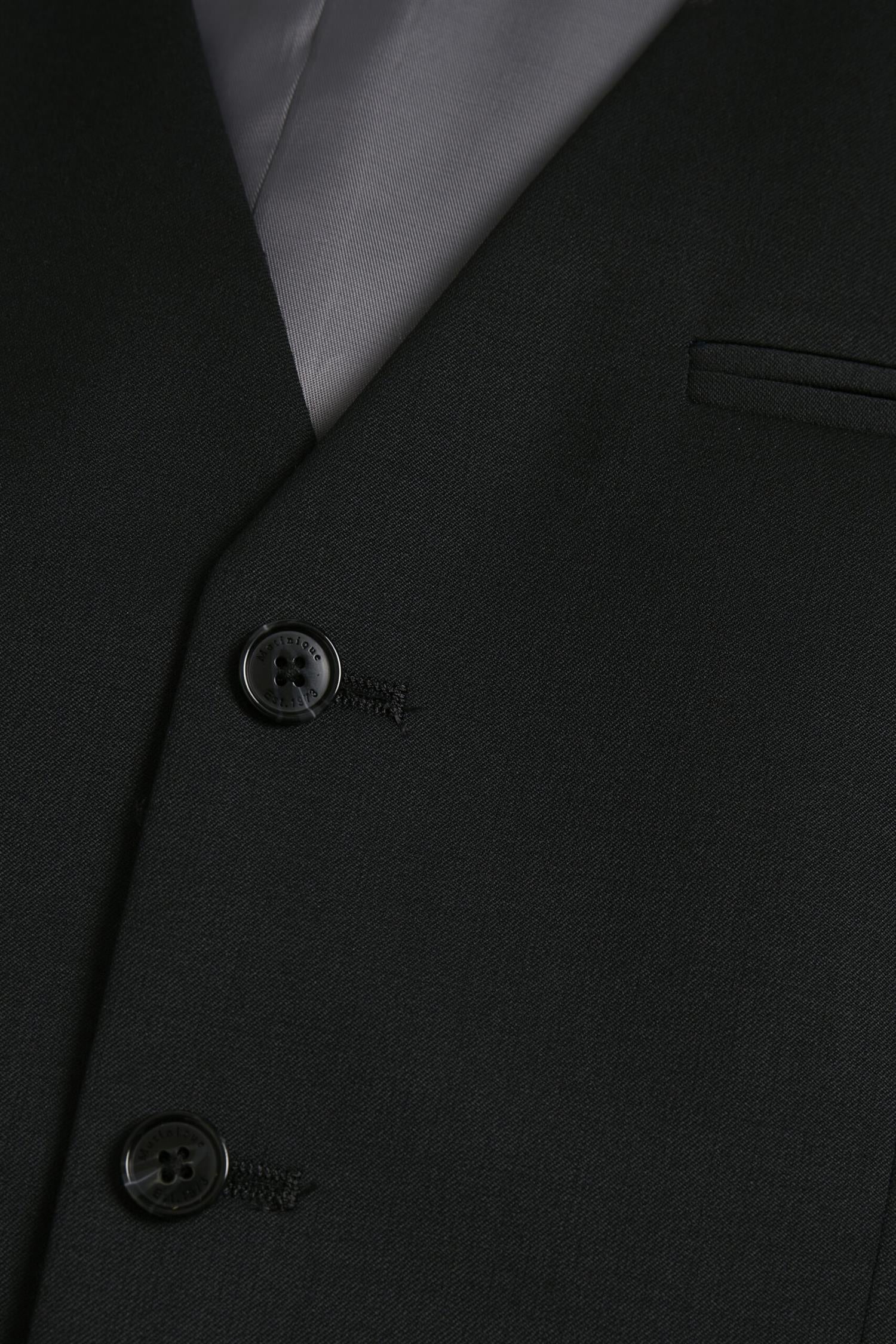 Breck Stretch Suit Vest Black