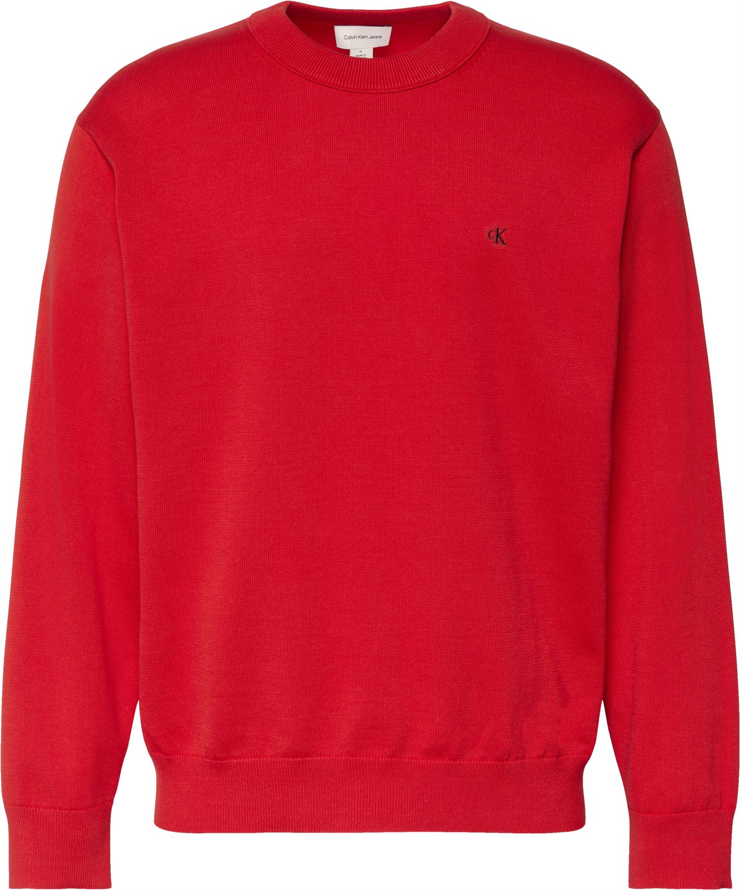 Eu Ls Cotton Relaxed Crewneck Sweater Adrenaline Rush