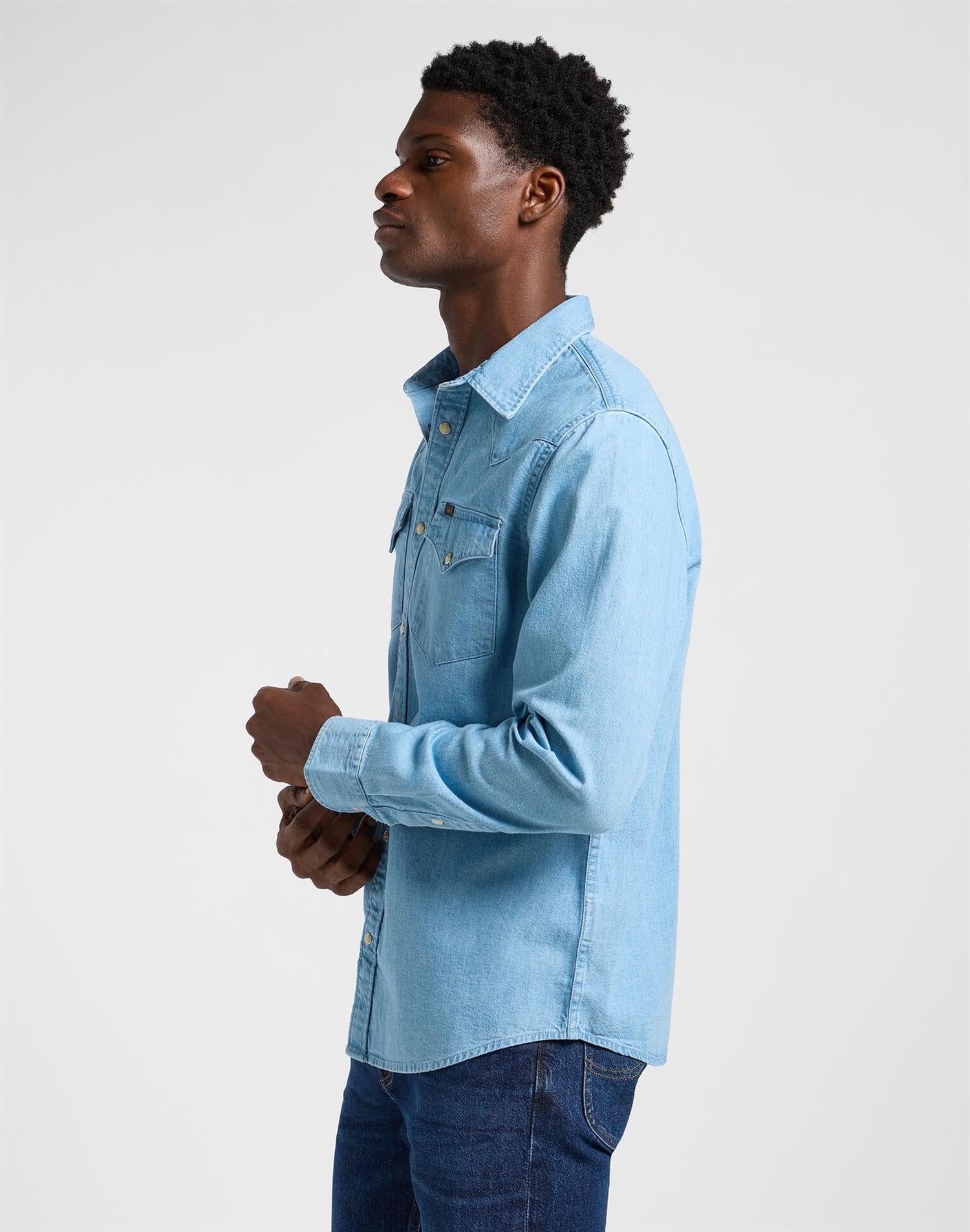 REGULAR WESTERN SHIRT Lakeside Wash