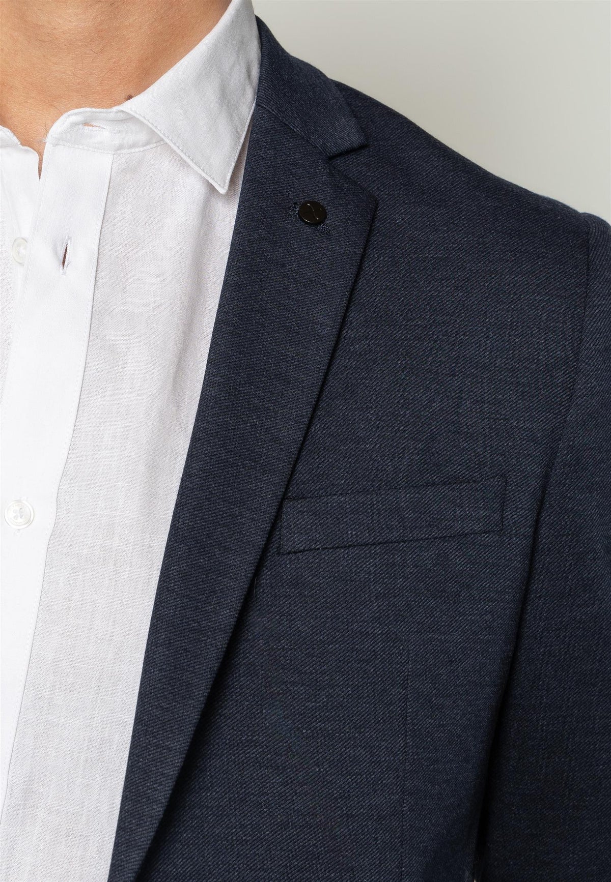 Brendon Jersey Blazer Navy