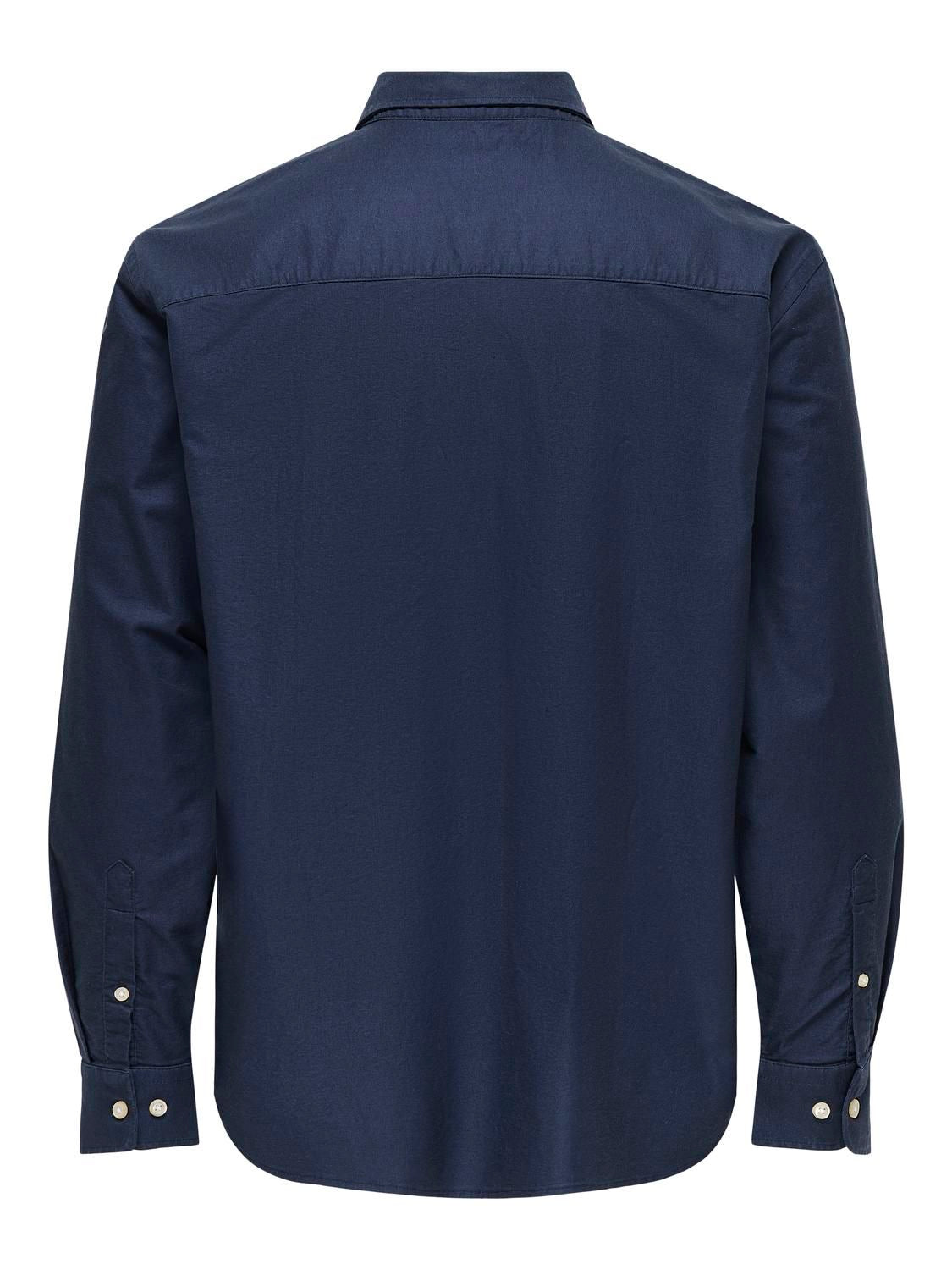 Onsoxford Ls Shirt Frml Noos Blue Nights