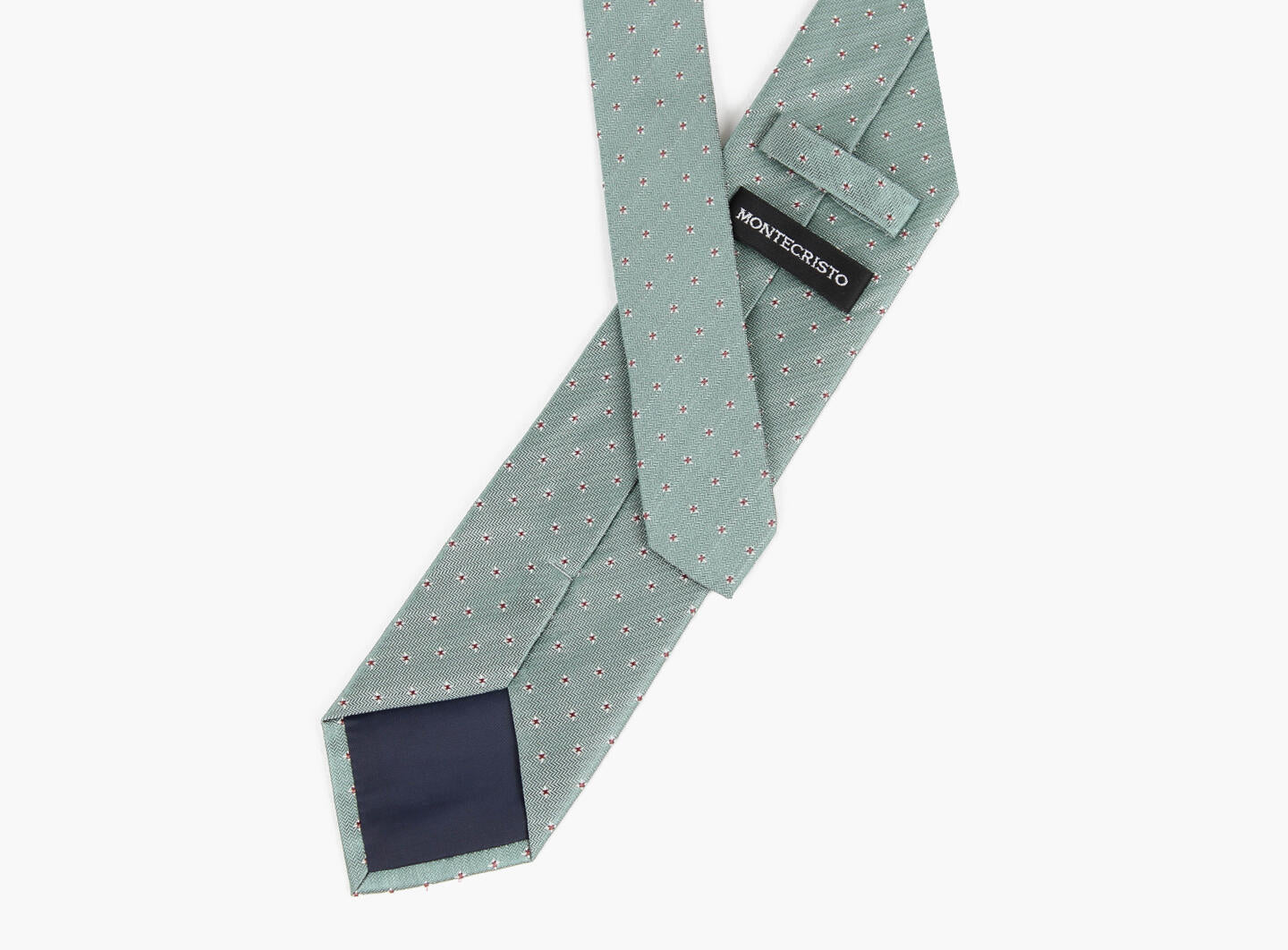 Montecristo 100% silke Slips 7,6 cm Grønn