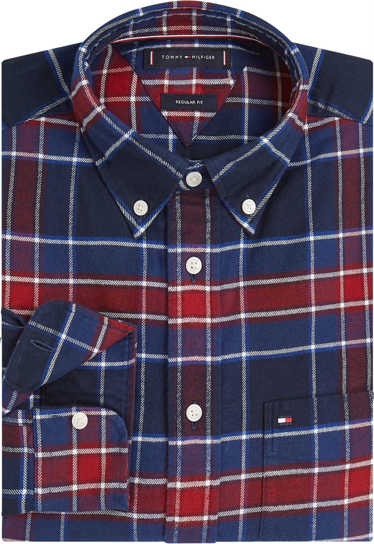 FLANNEL TARTAN CHECK RF SHIRT Preppy Navy / Check