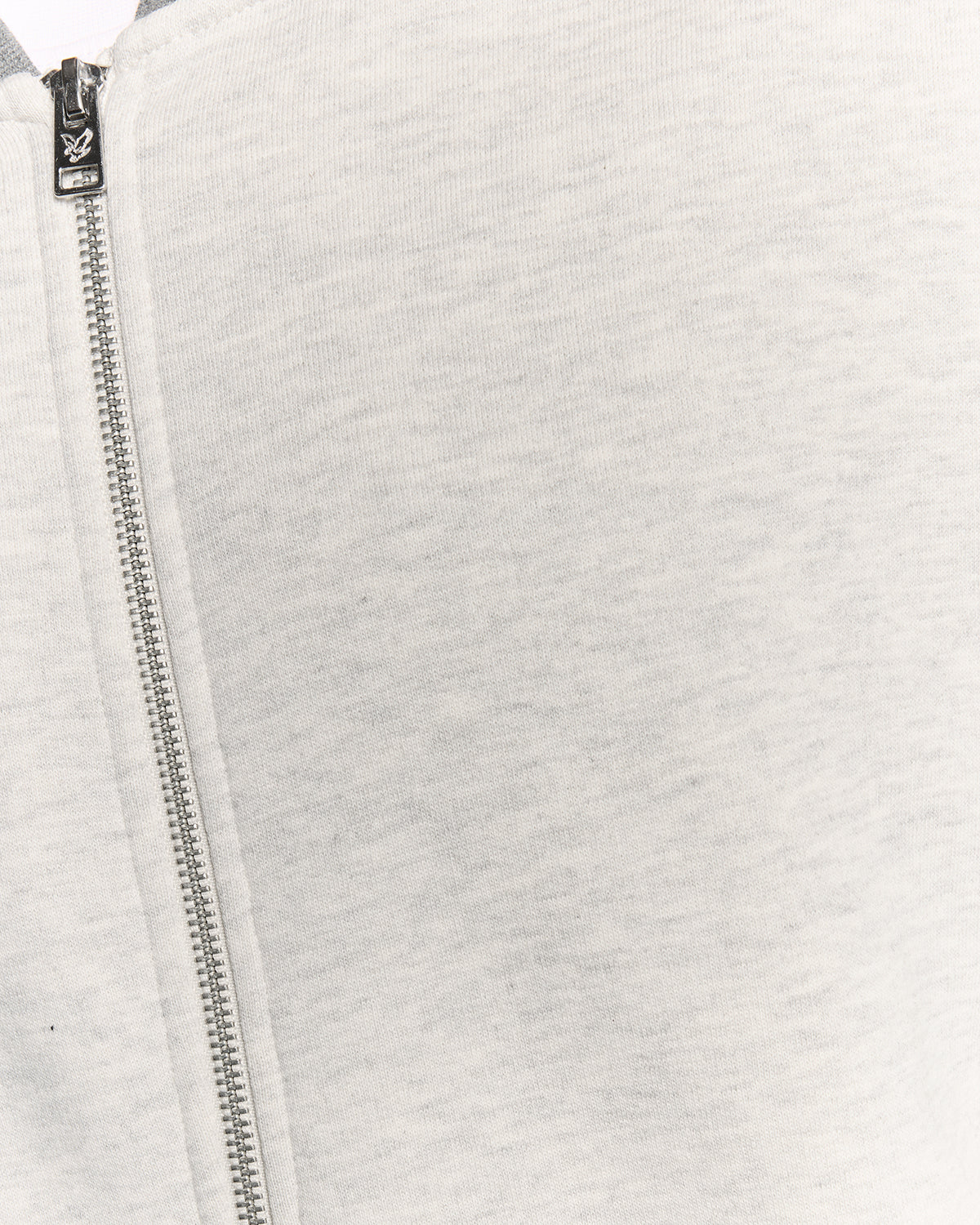Half Raglan Jersey Bomber Light Grey Marl