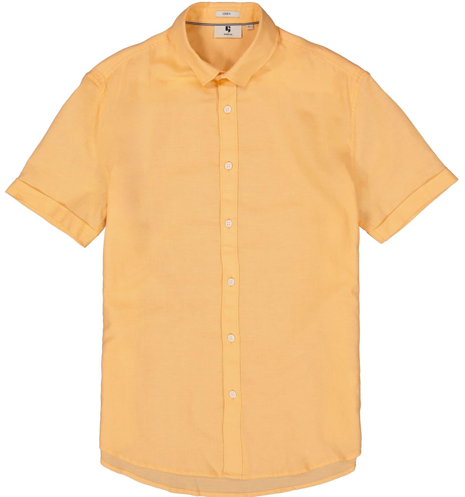 Z1171_men`s shirt ss Apricot