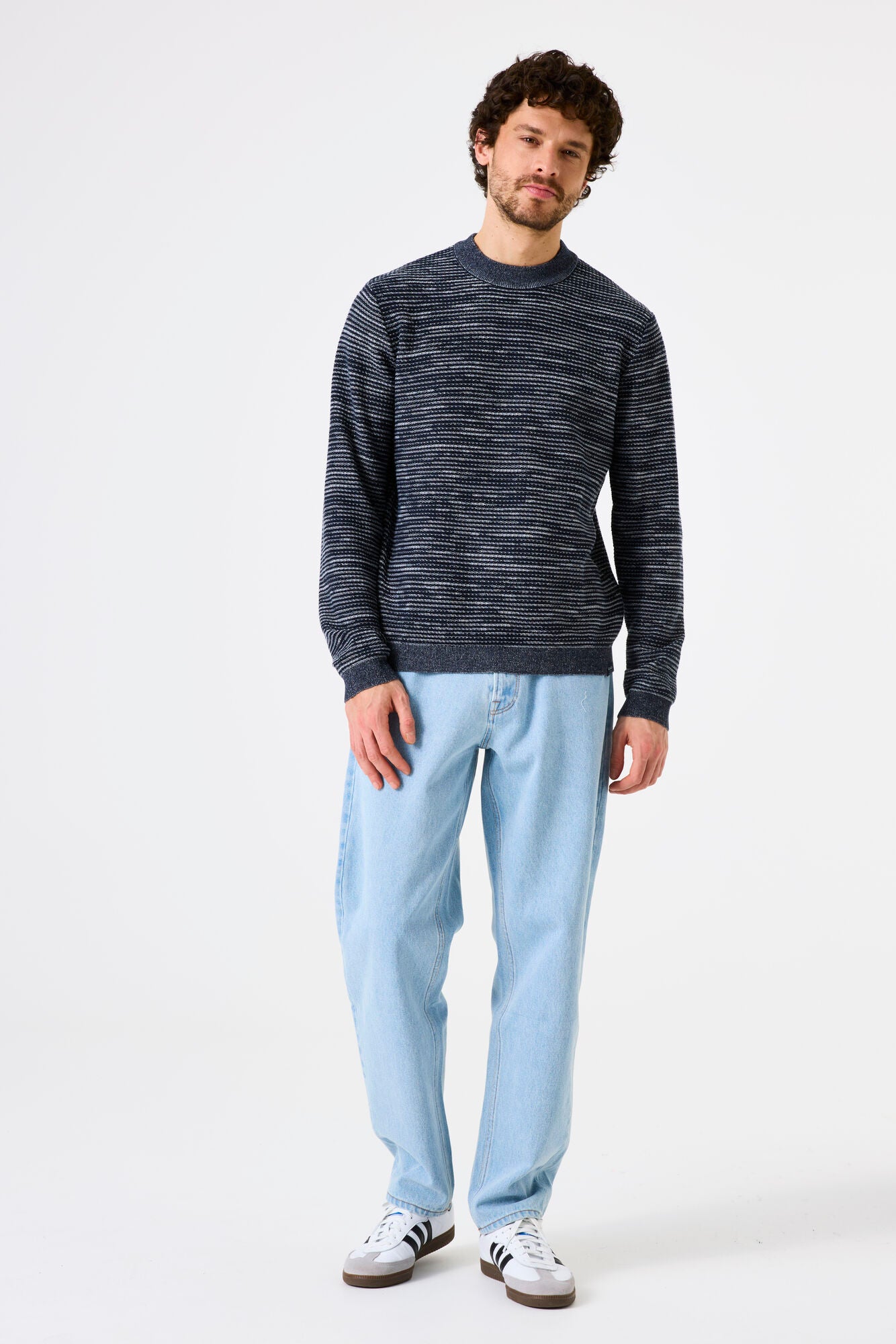 L51841 men´s pullover Deep Ink