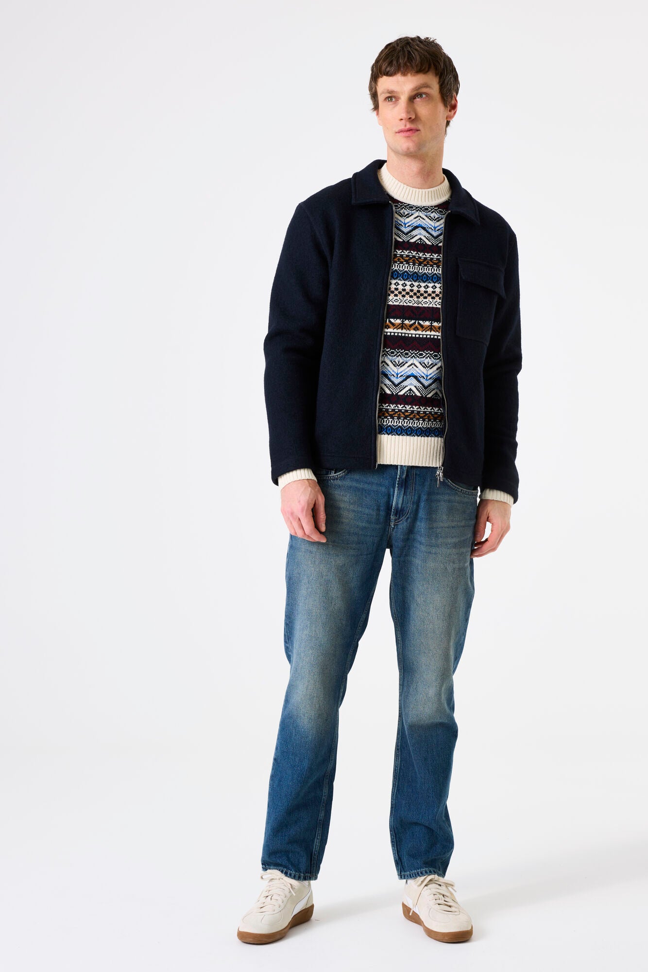 J51102 men´s overshirt Blue Graphite