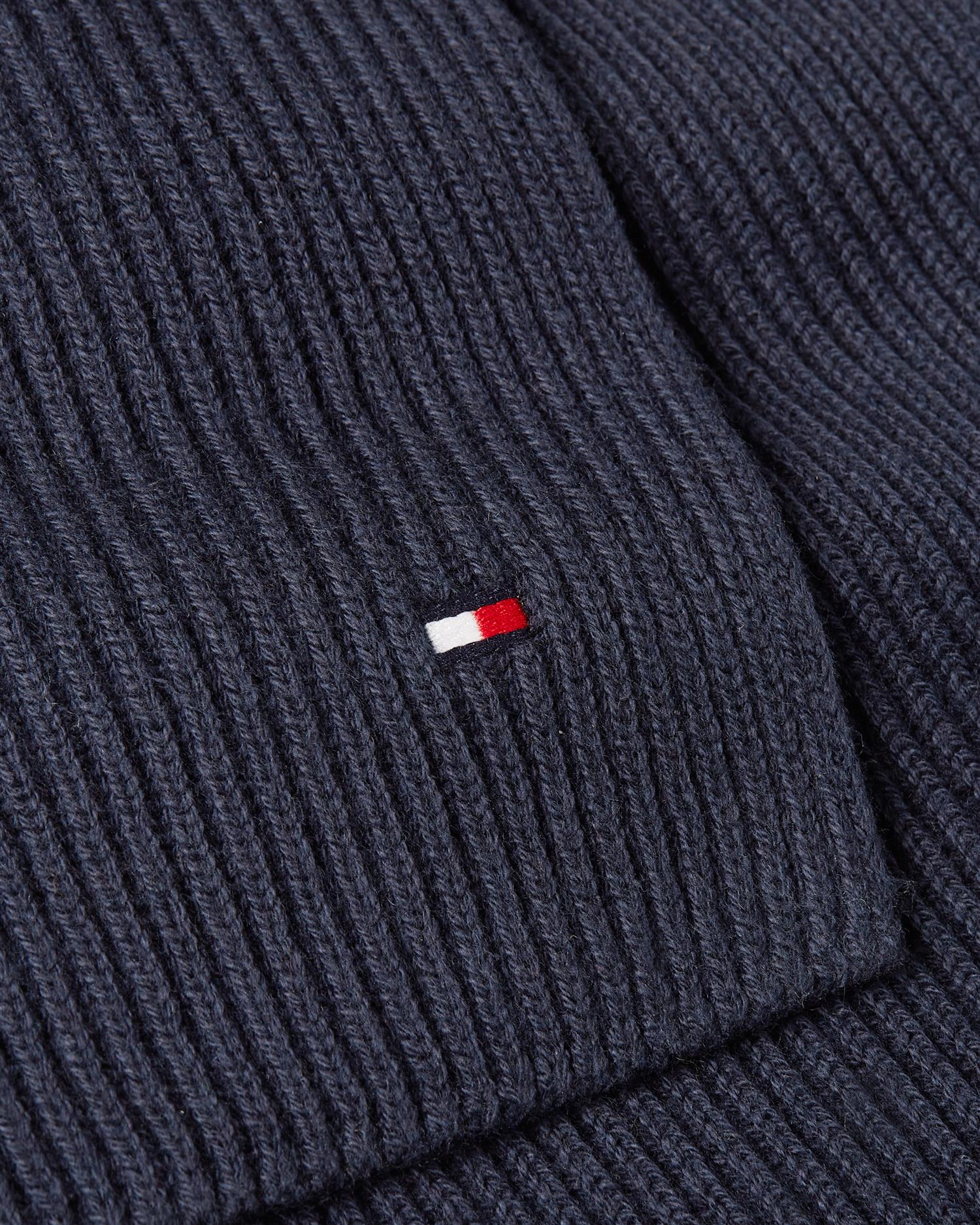 Th Flag Pima Cotton Cash Scarf Space Blue