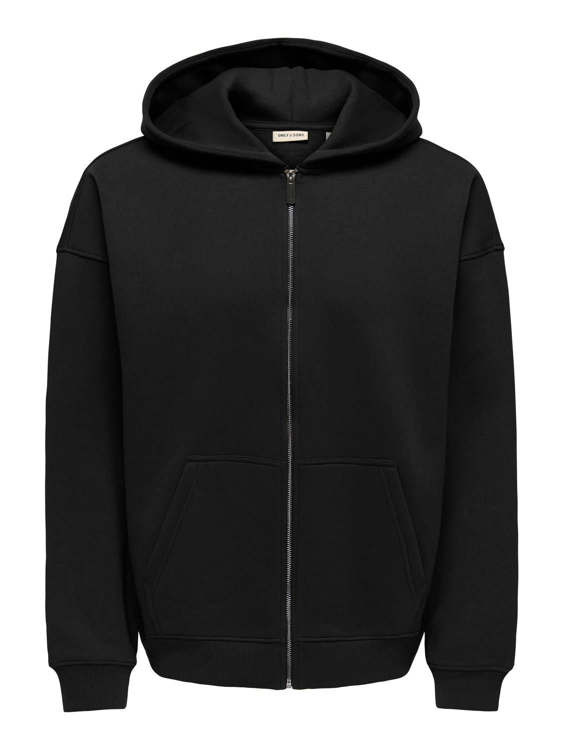 Onsceres Ovz Zip Hoodie Sweat Noos Black