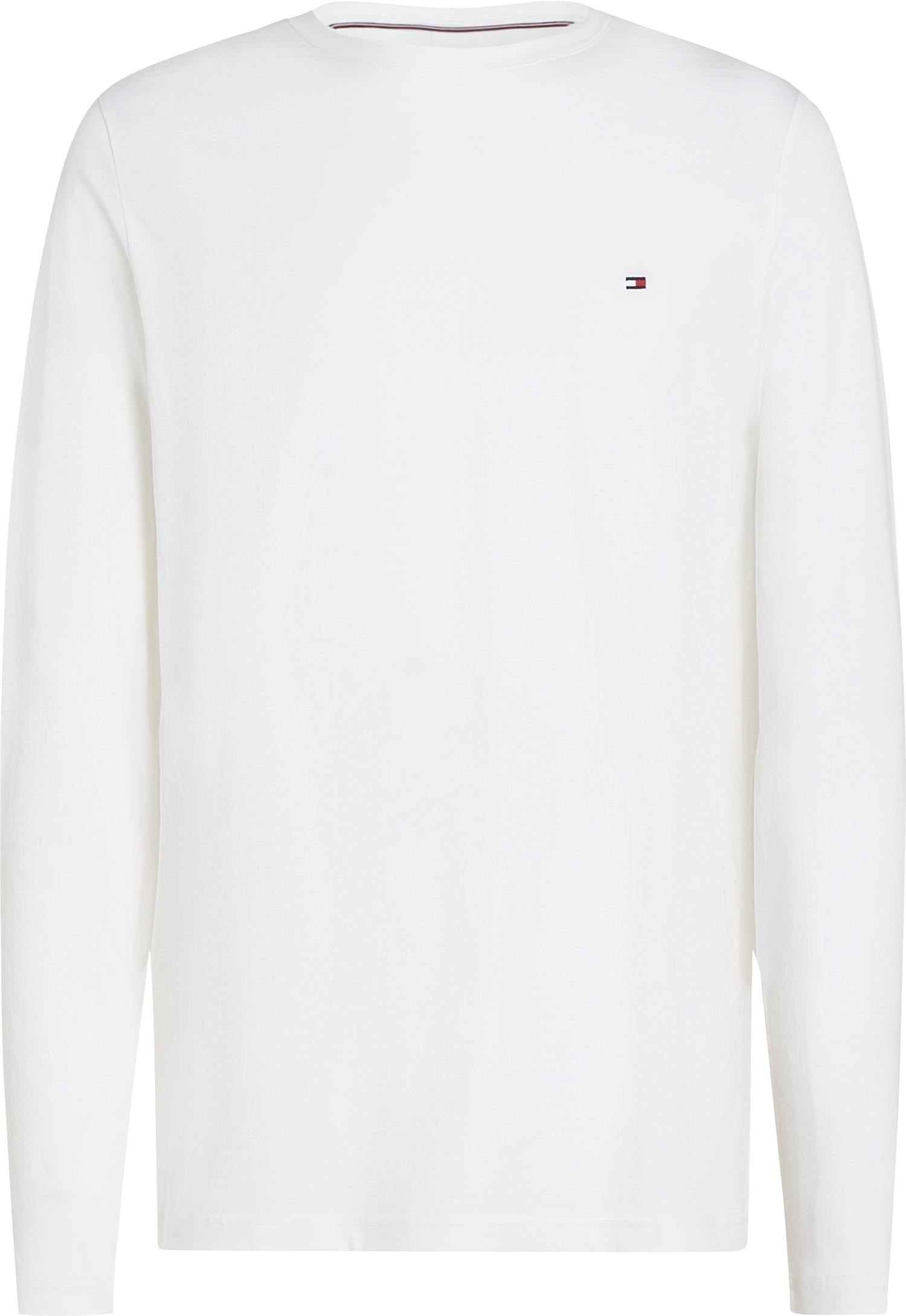 STRETCH SLIM FIT LONG SLEEVE TEE White