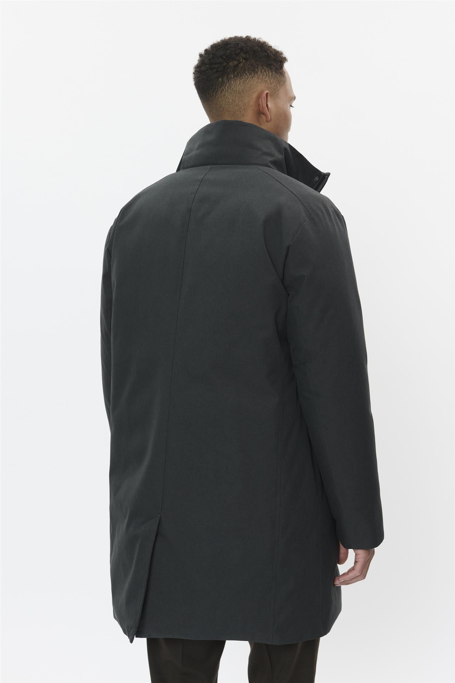 Maharvey L Dark Grey Melange