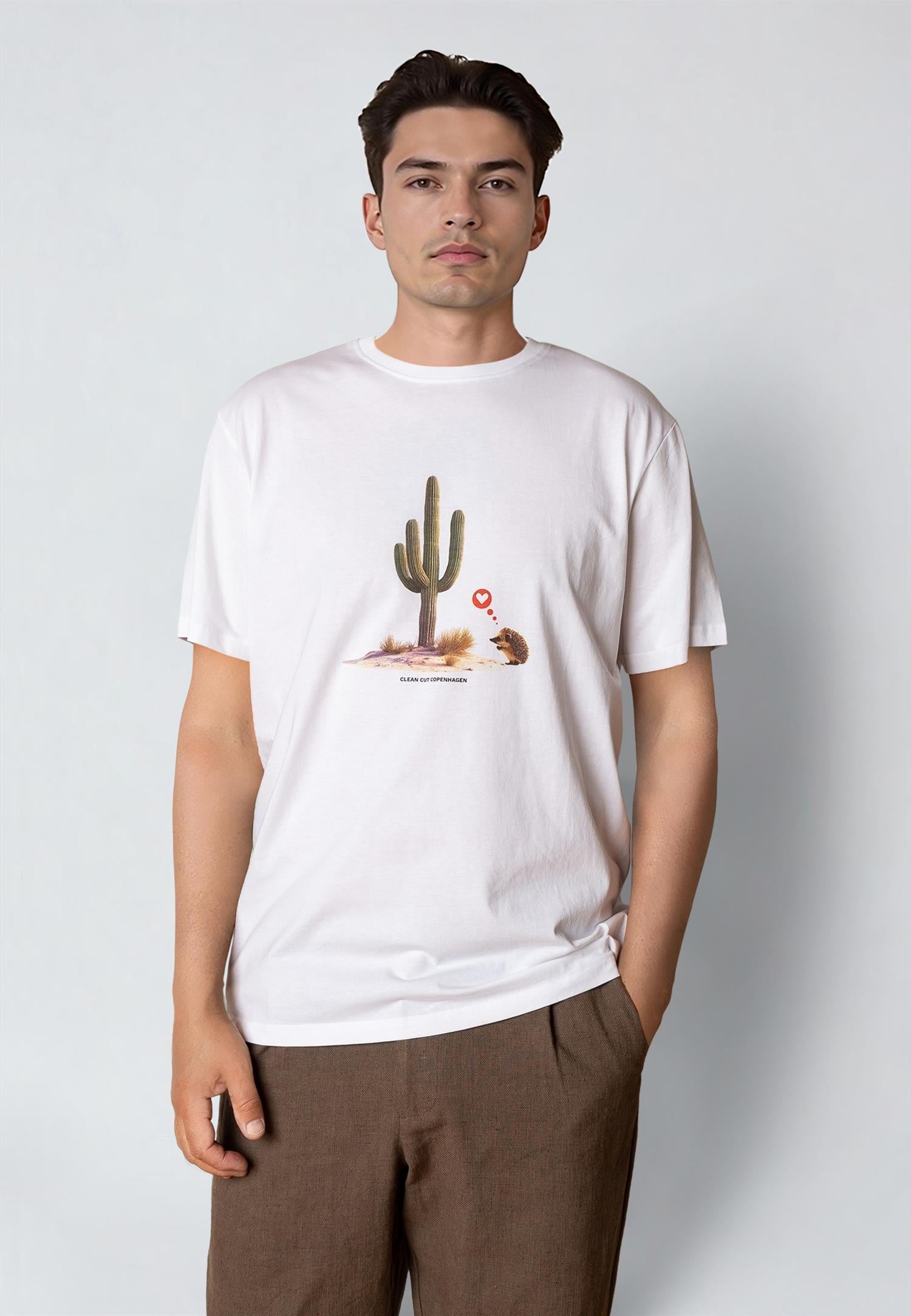 Cactus Love T-Shirt White