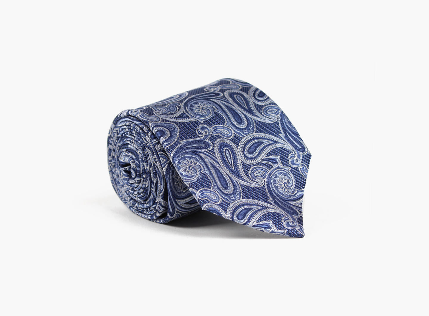 Montecristo Woven tie 7,6 cm Marine Blue