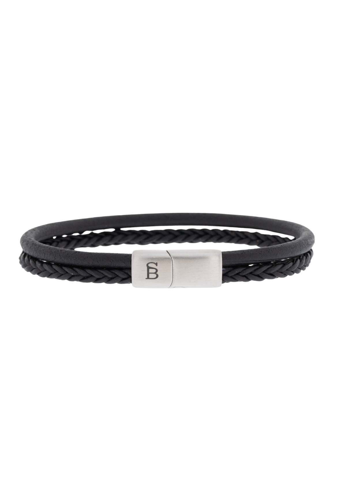 Leather Bracelet Denby Black