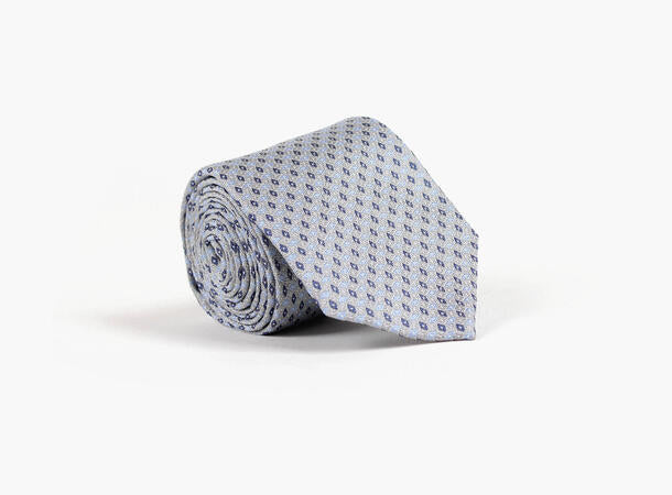 NOHR Silkeslips Robert grå mønster Grey
