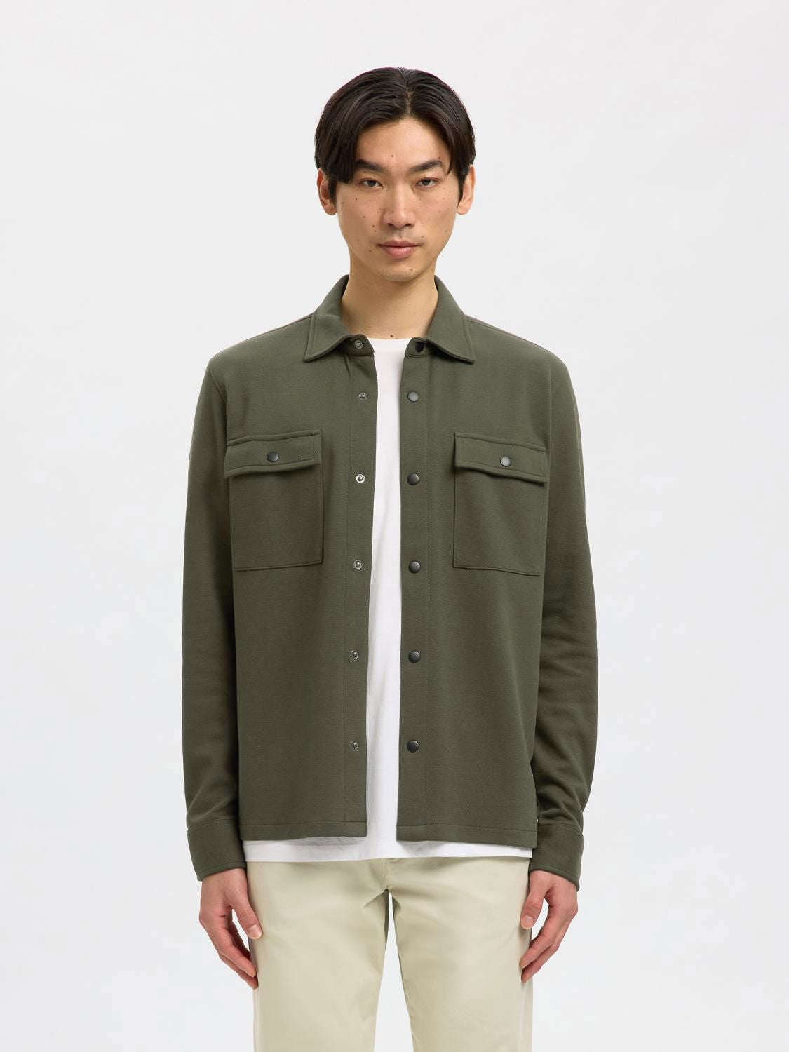 Slmjackie Sweat Jacket Noos Forest Night