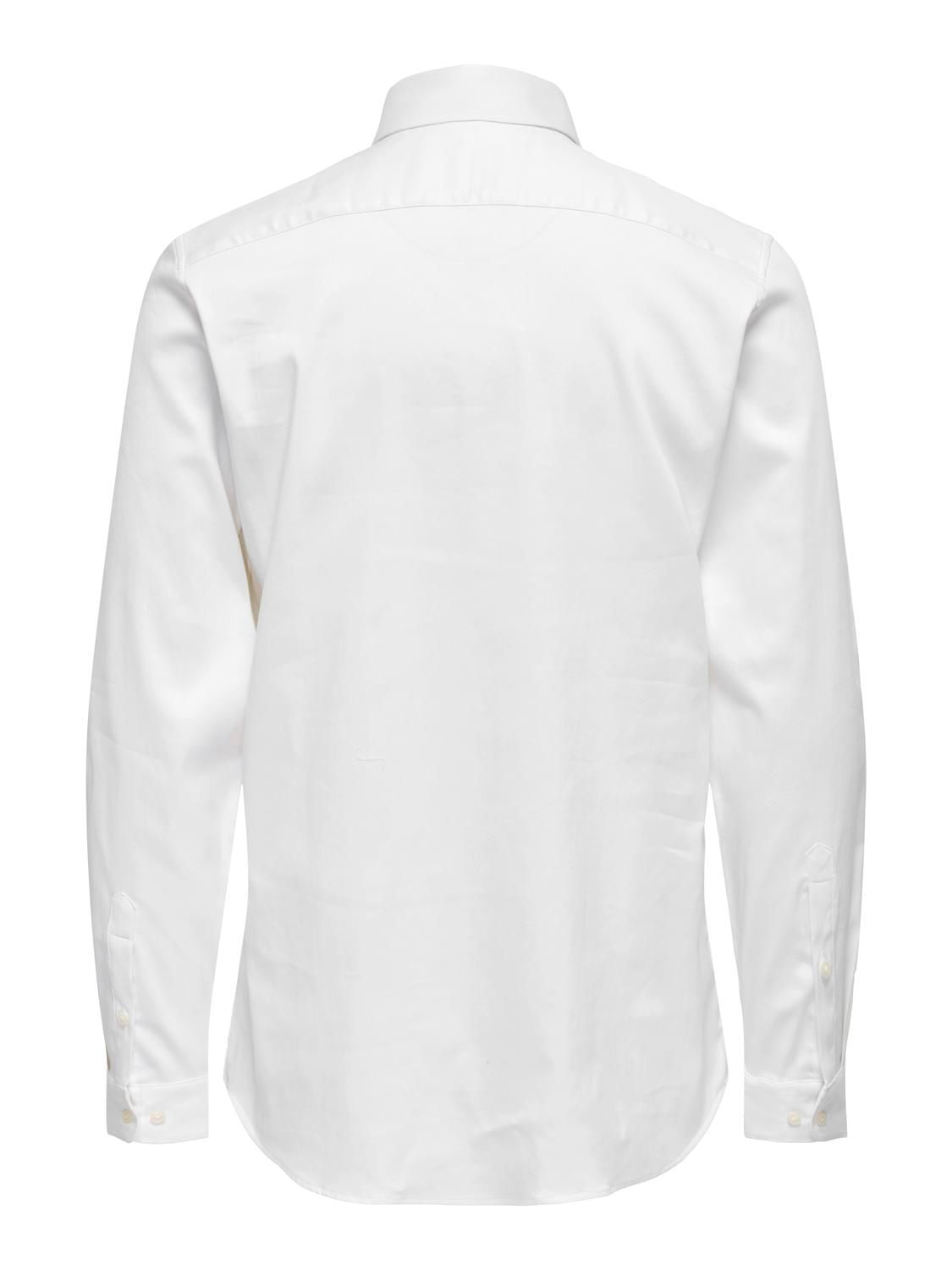 Onsjim Slim Shirt Frml Noos Bright White