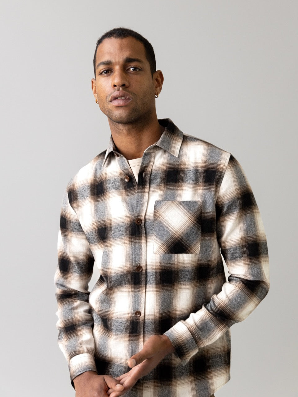 MMGDavid Hang Overshirt Aluminum