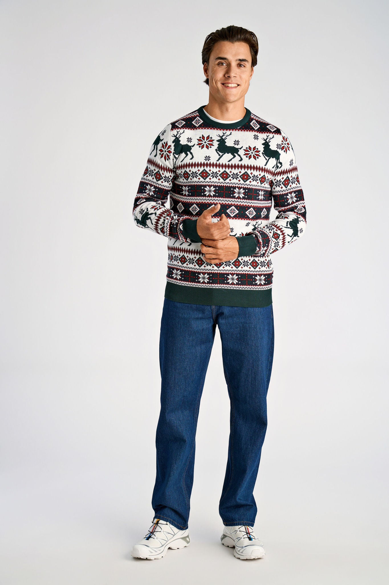 Christmas Knit White